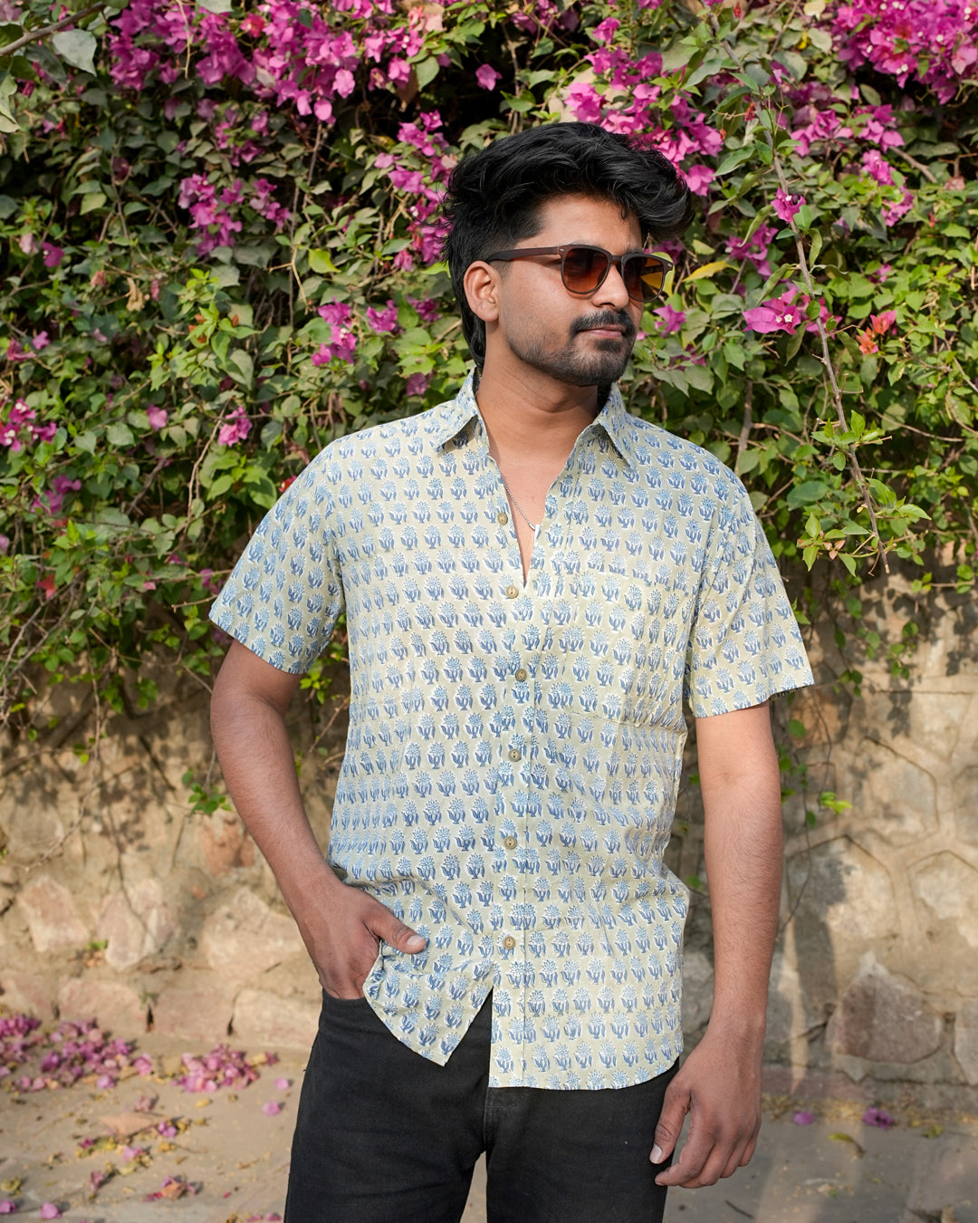 Rajwada half sleeve Men's Shirt