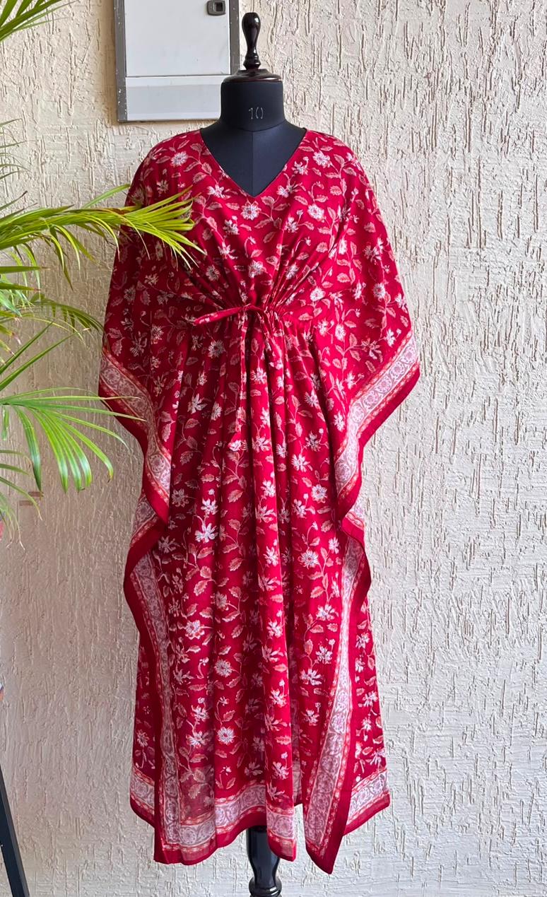 MULMUL LONG KAFTAN