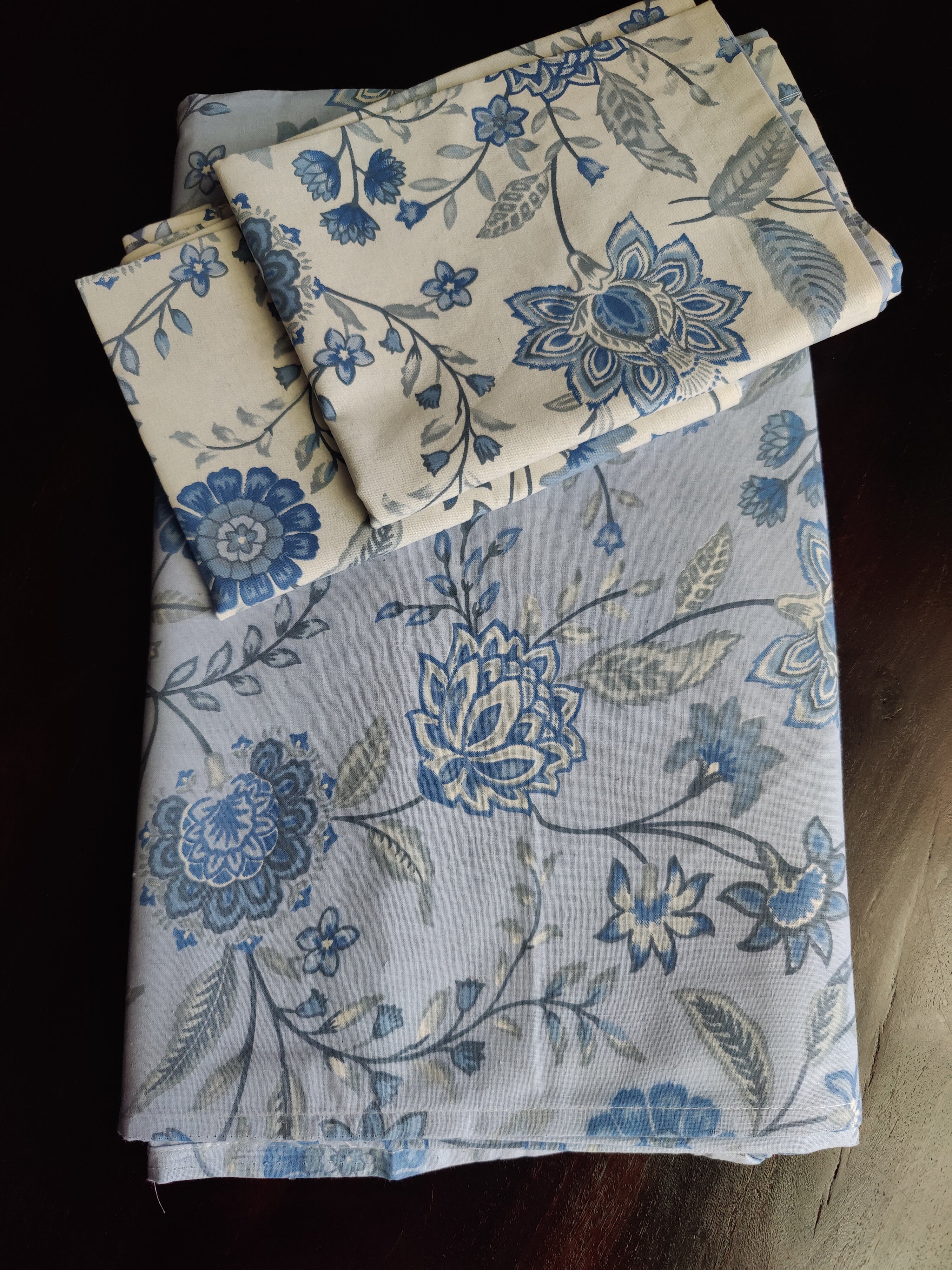 SHALIMAR FLORAL BEDSHEET WITH TWO PILLOW CASES