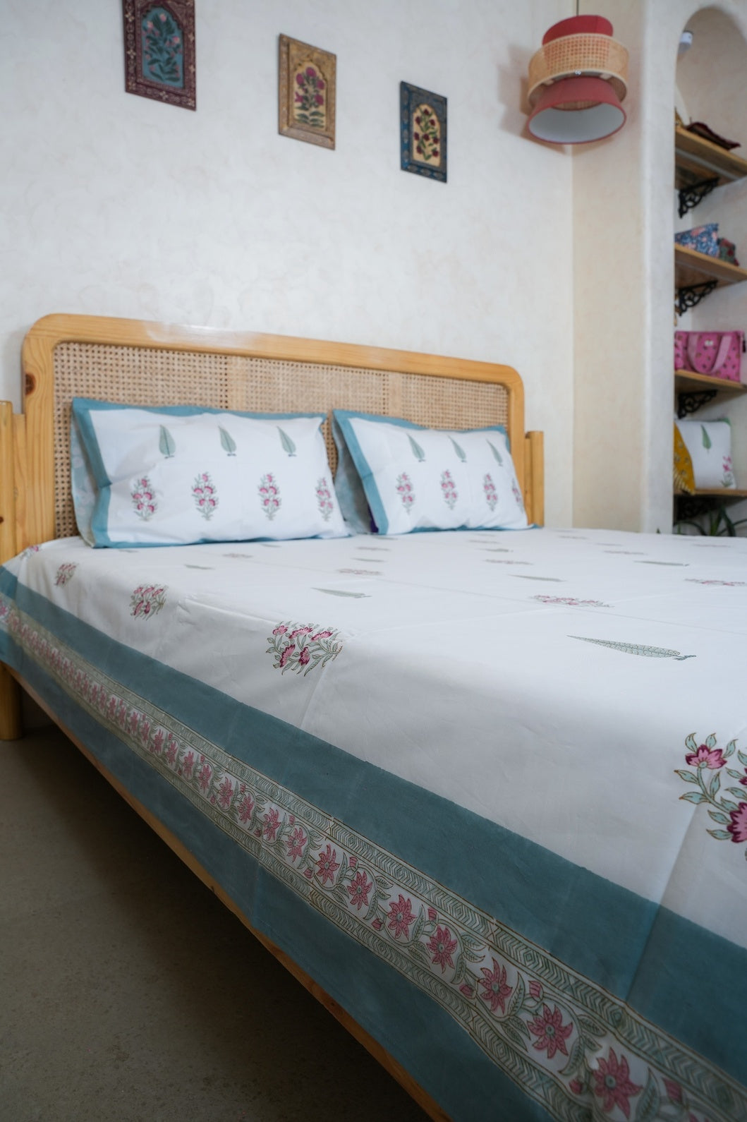 OLIVER SINGLE BED BEDSHEET WITH ONE PILLOW COVER