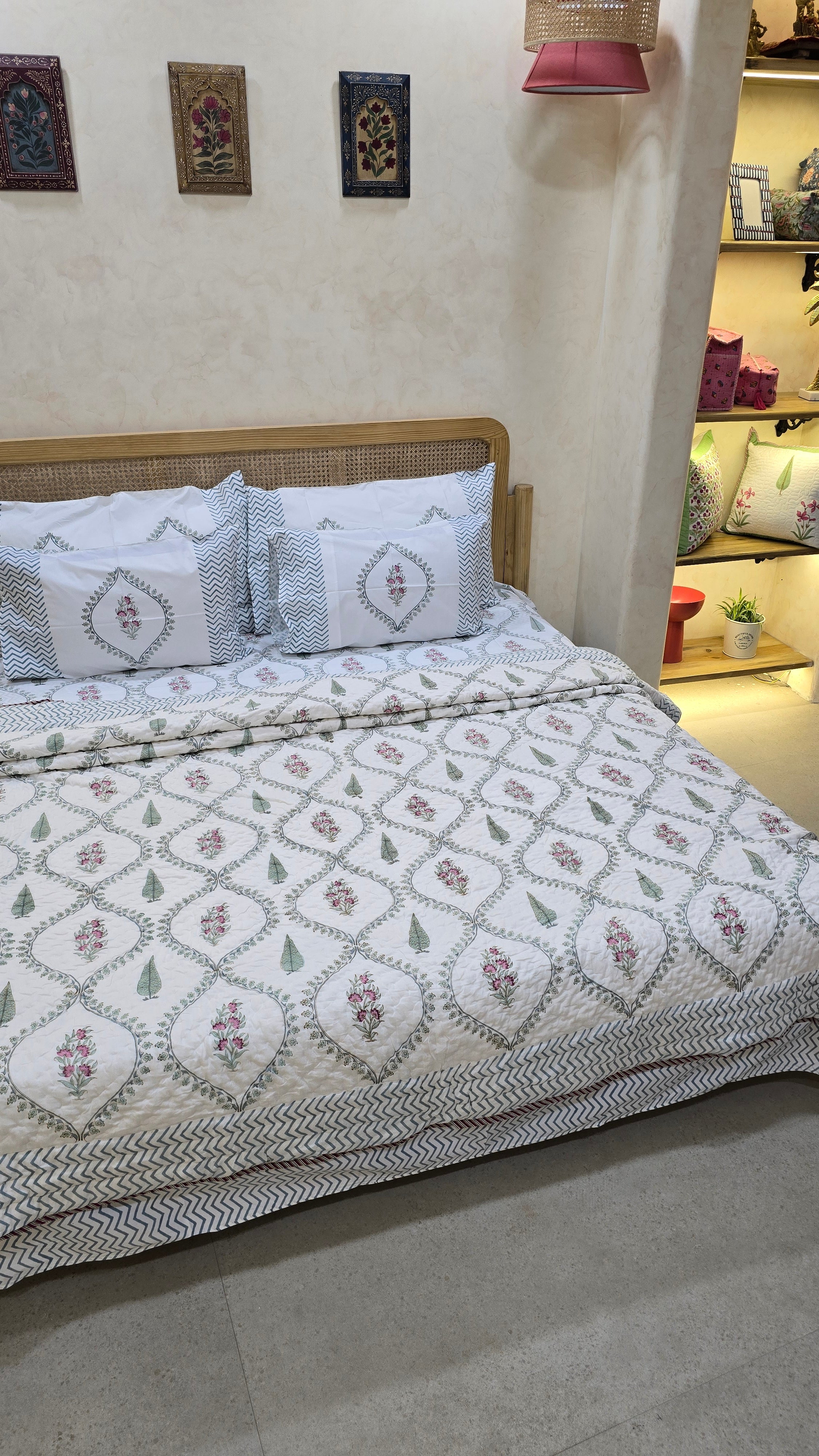 PRISHA HANDBLOCK PRINTED BEDDING
