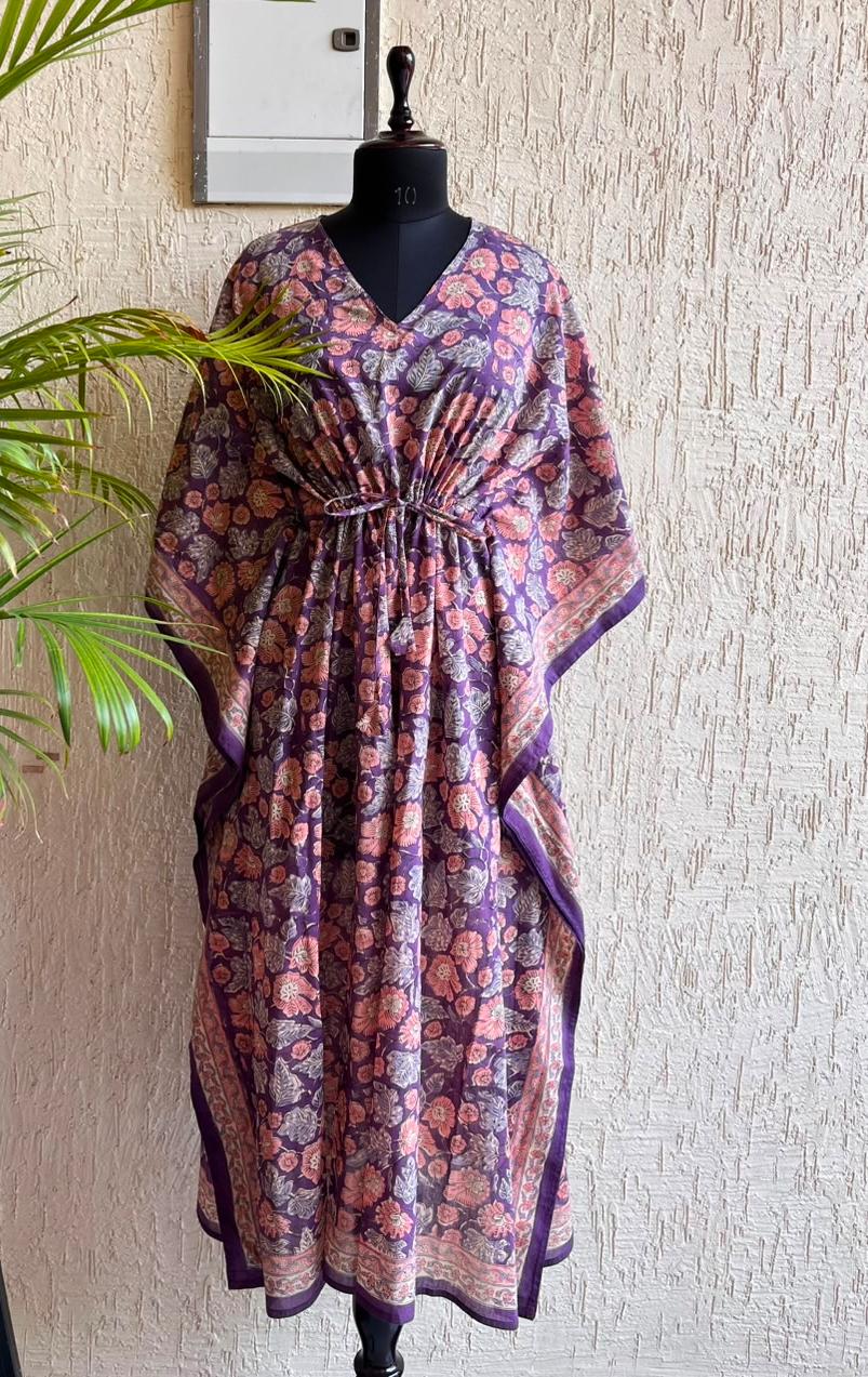 MULMUL LONG KAFTAN