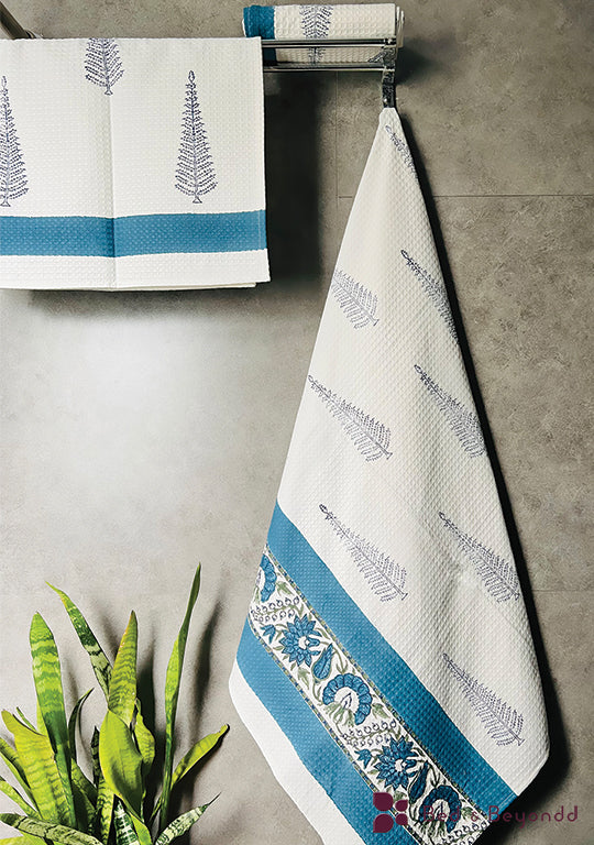 CYPRESS HANDBLOCK PRINTED BODY / HAND TOWEL / NAPKIN