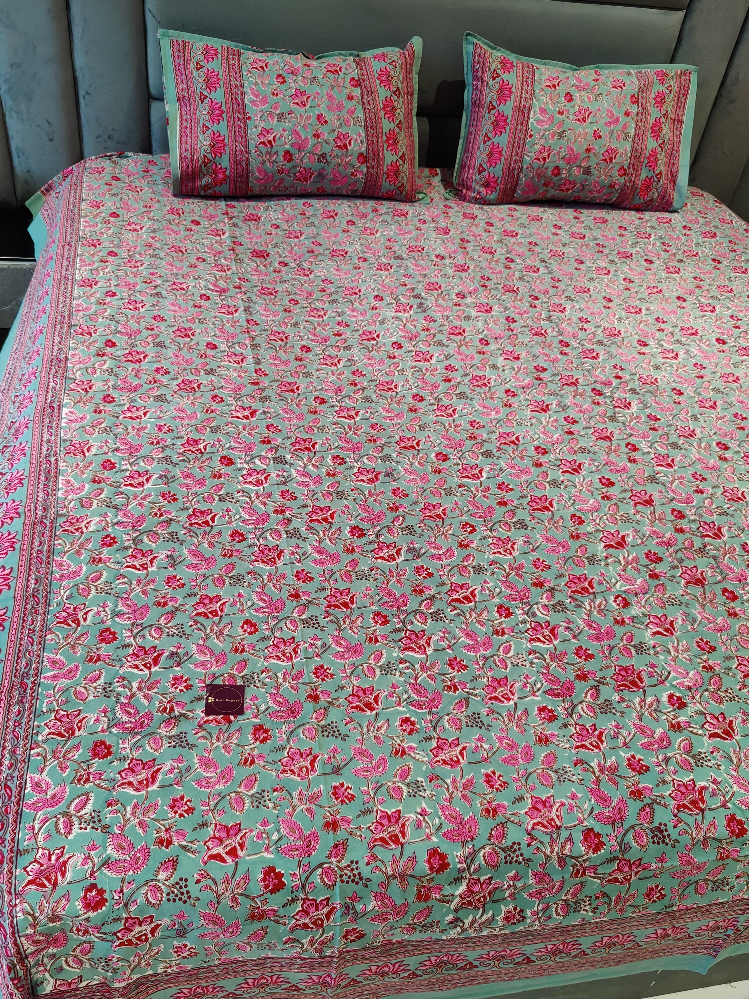 UTSAV HAND BLOCK PRINTED BEDSHEET