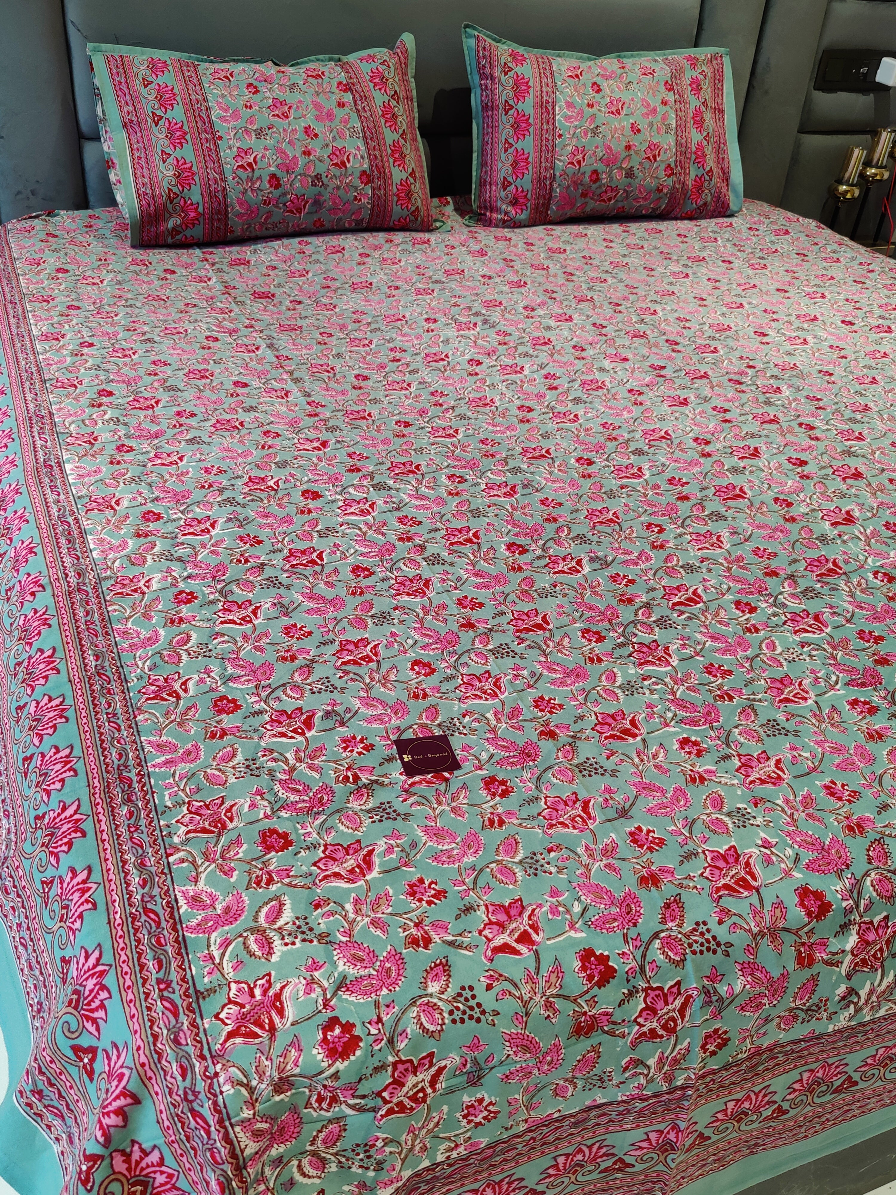 UTSAV HAND BLOCK PRINTED BEDSHEET