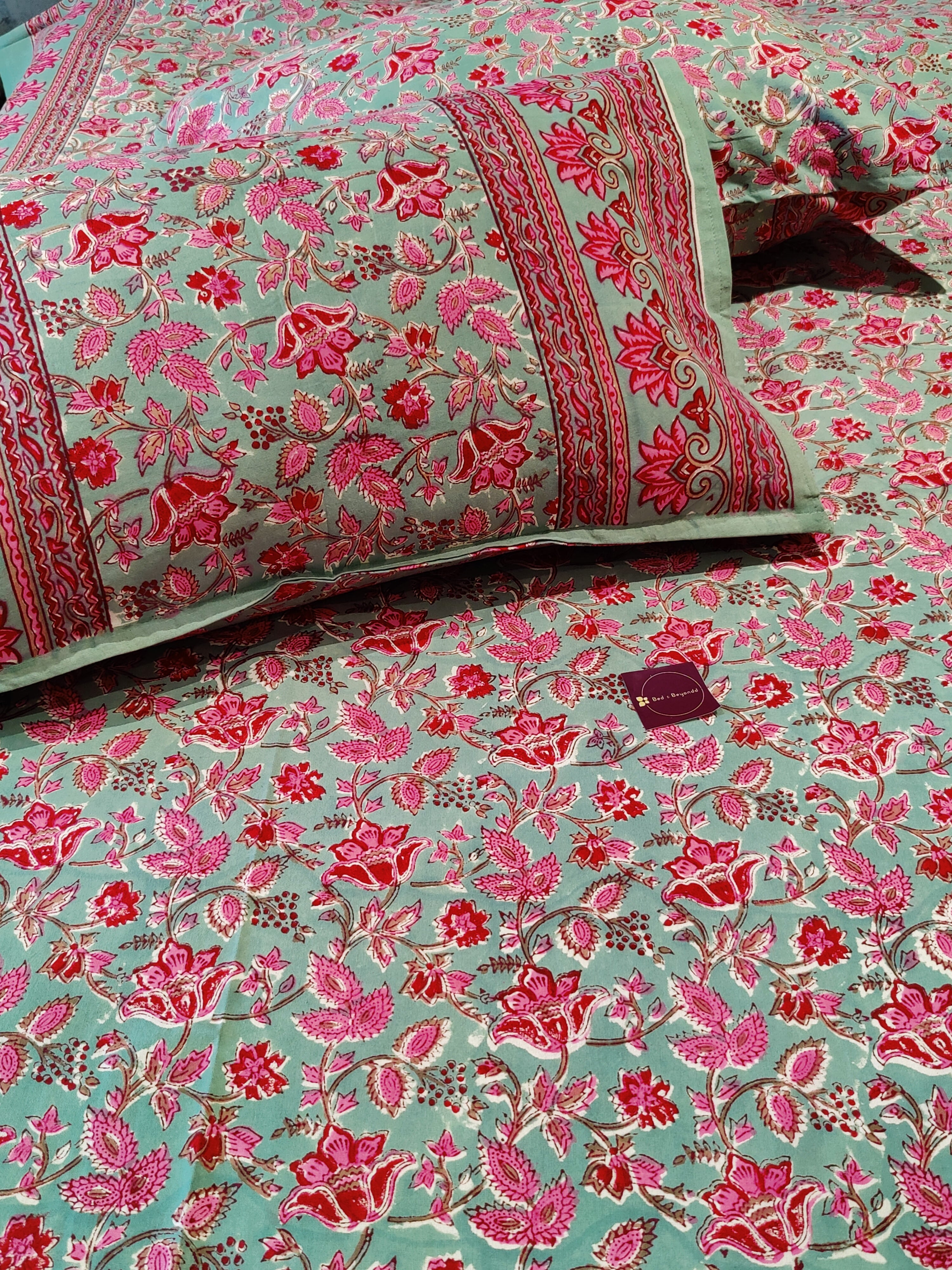 UTSAV HAND BLOCK PRINTED BEDSHEET