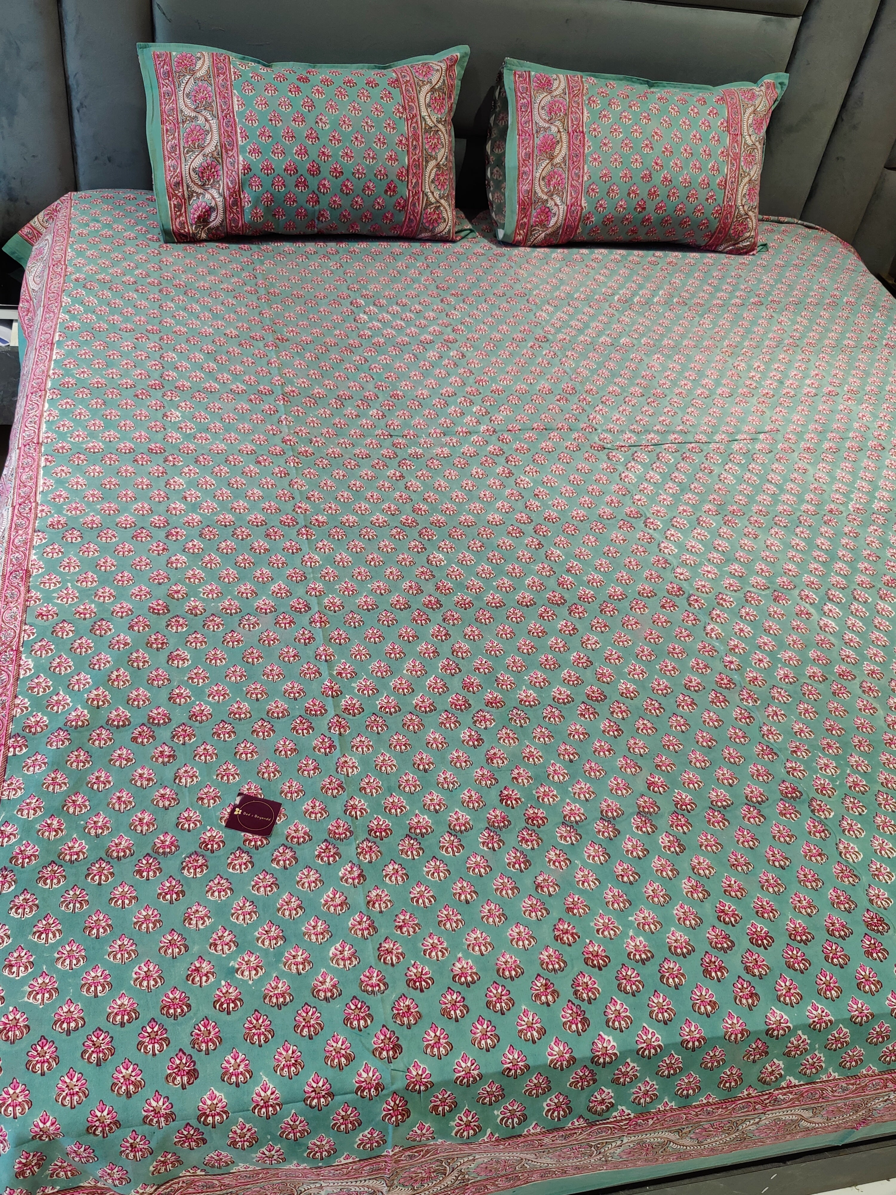UTSAV HAND BLOCK PRINTED BEDSHEET