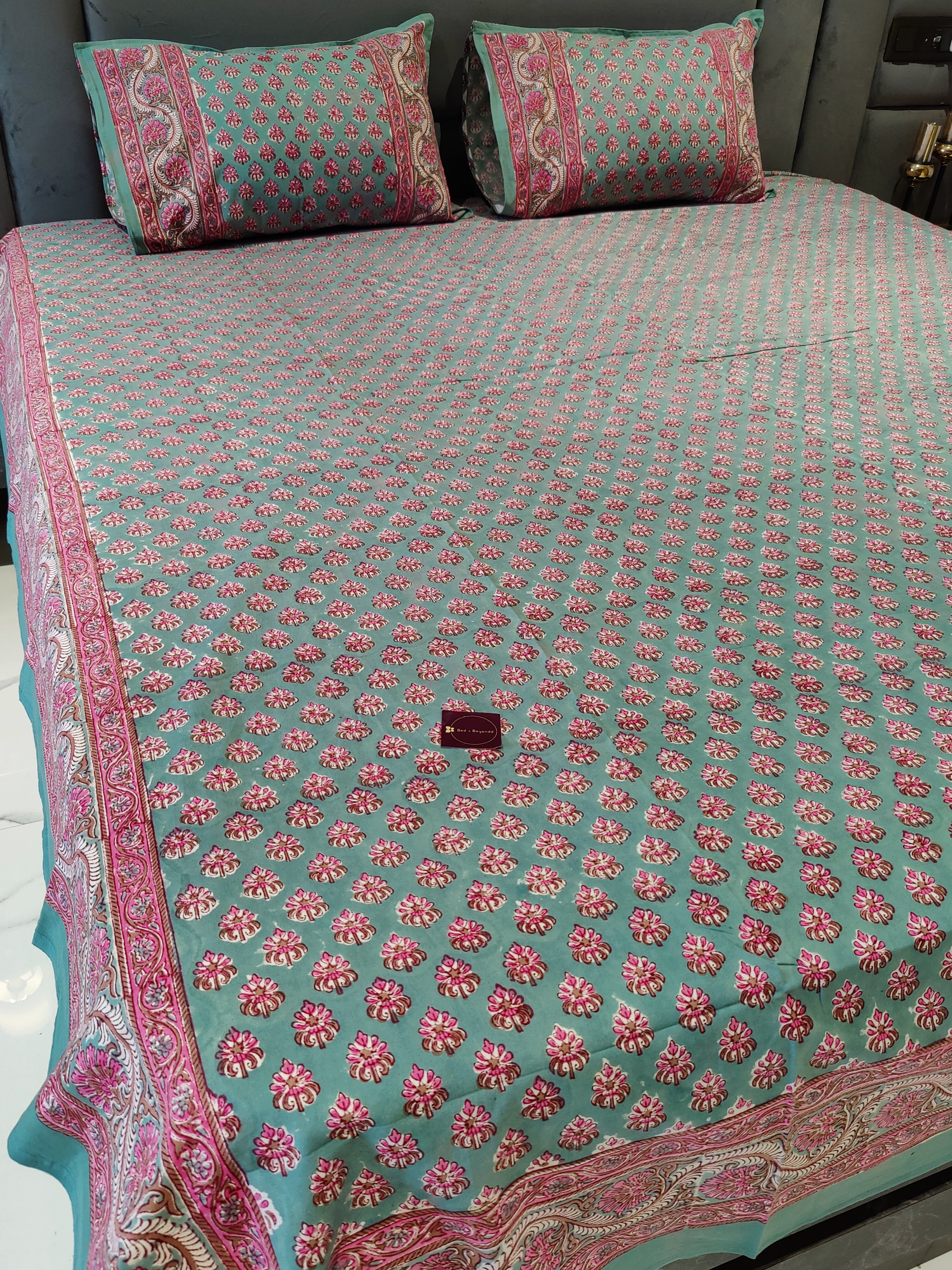 UTSAV HAND BLOCK PRINTED BEDSHEET