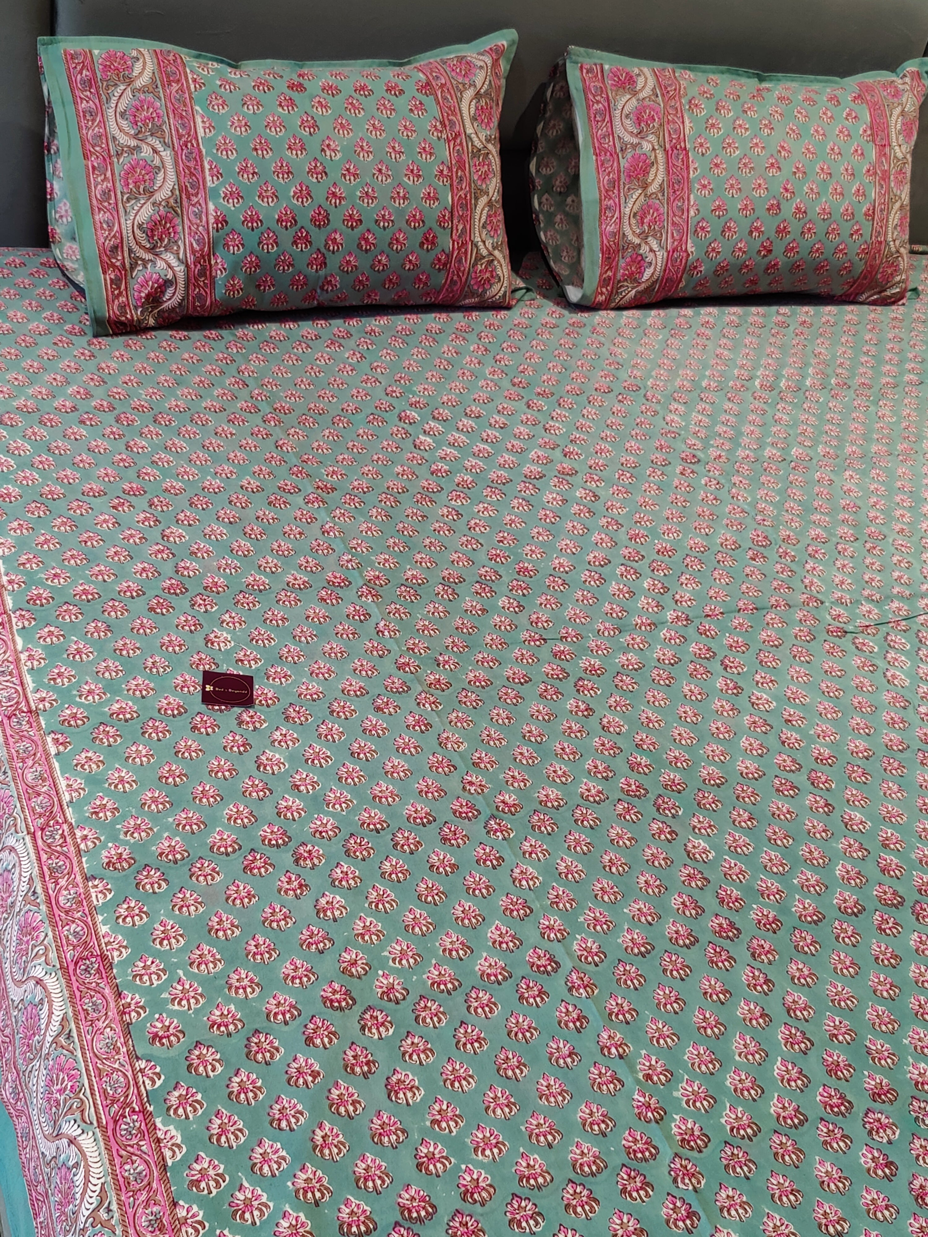 UTSAV HAND BLOCK PRINTED BEDSHEET
