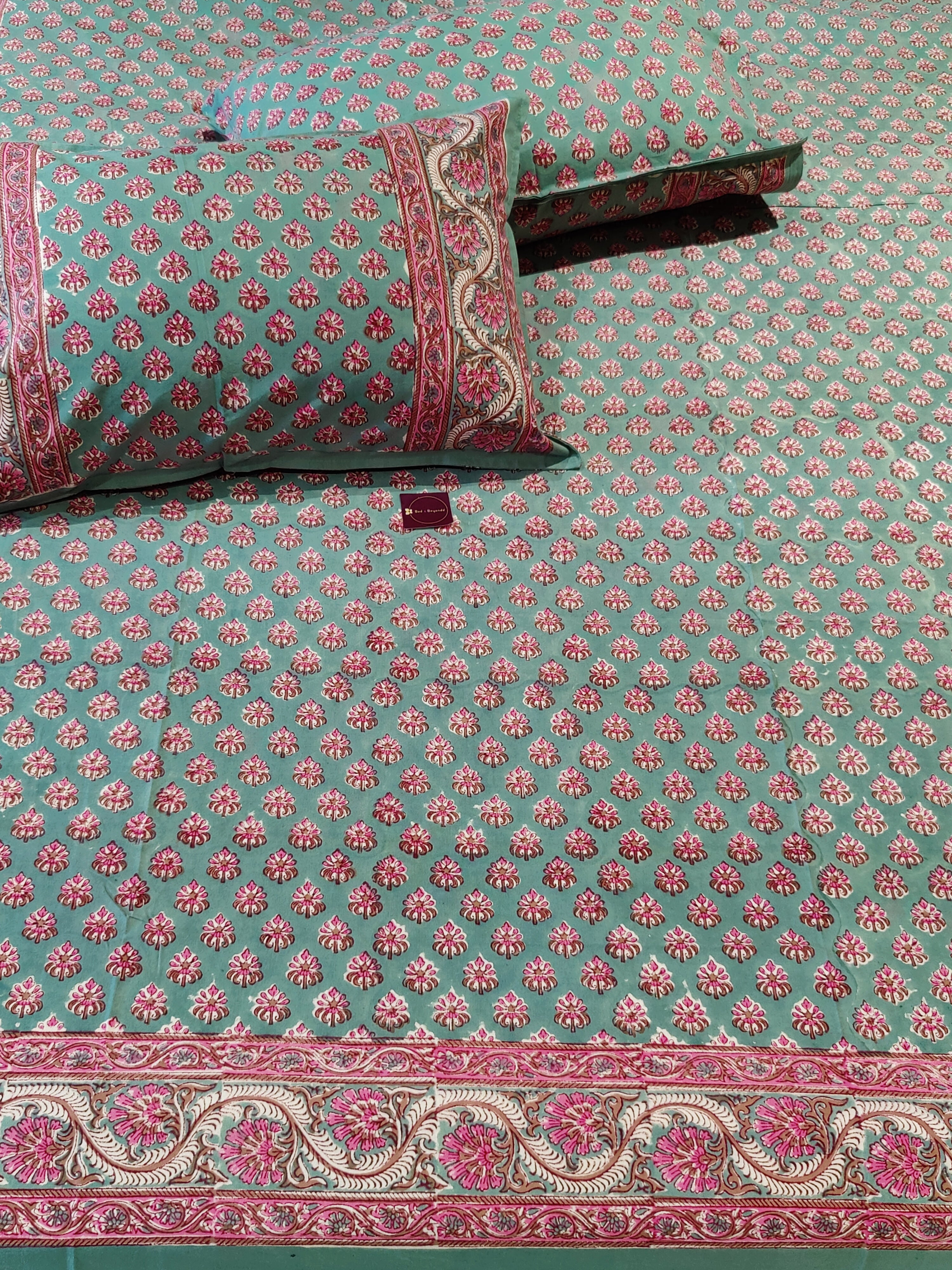 UTSAV HAND BLOCK PRINTED BEDSHEET