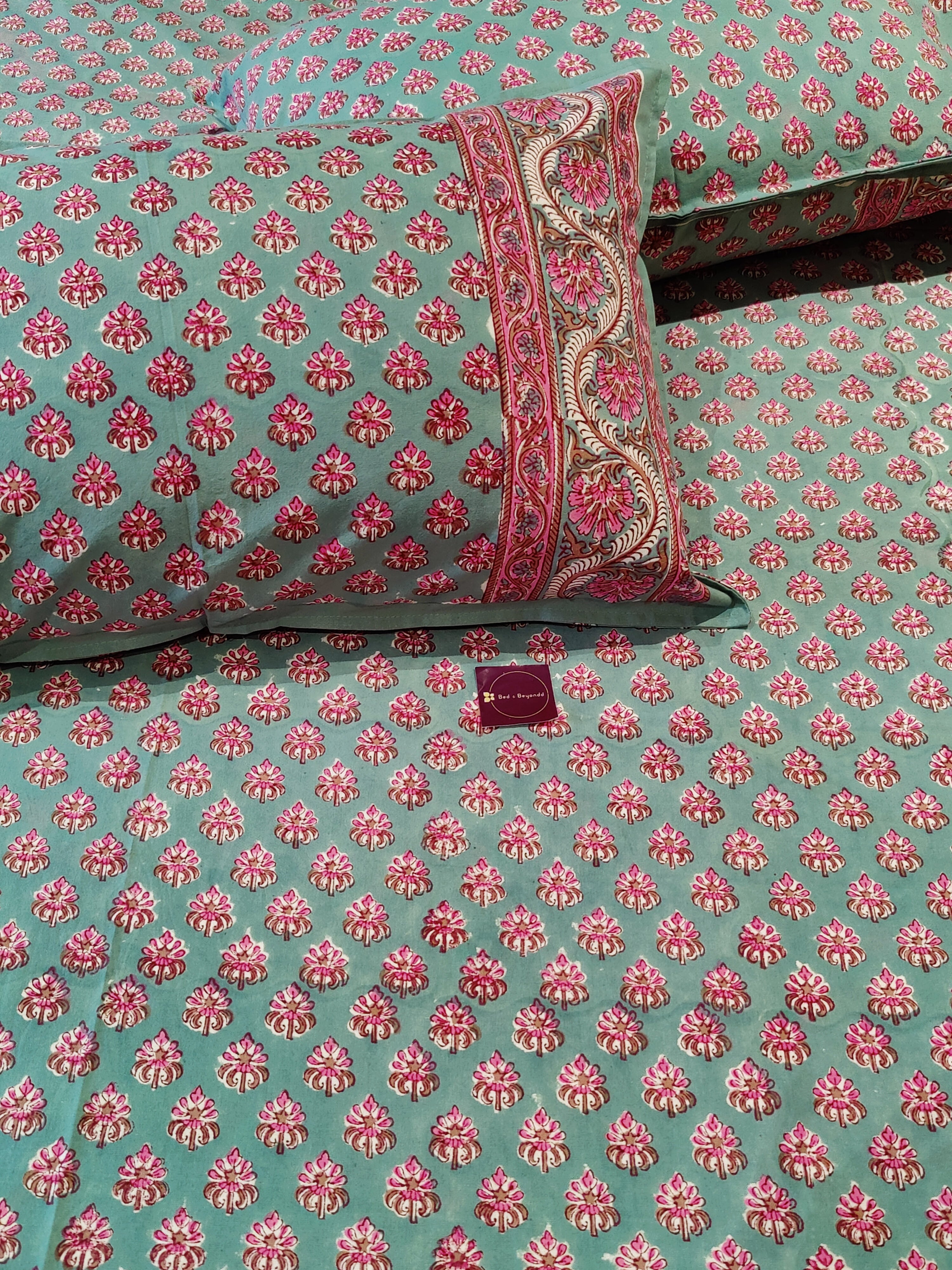 UTSAV HAND BLOCK PRINTED BEDSHEET