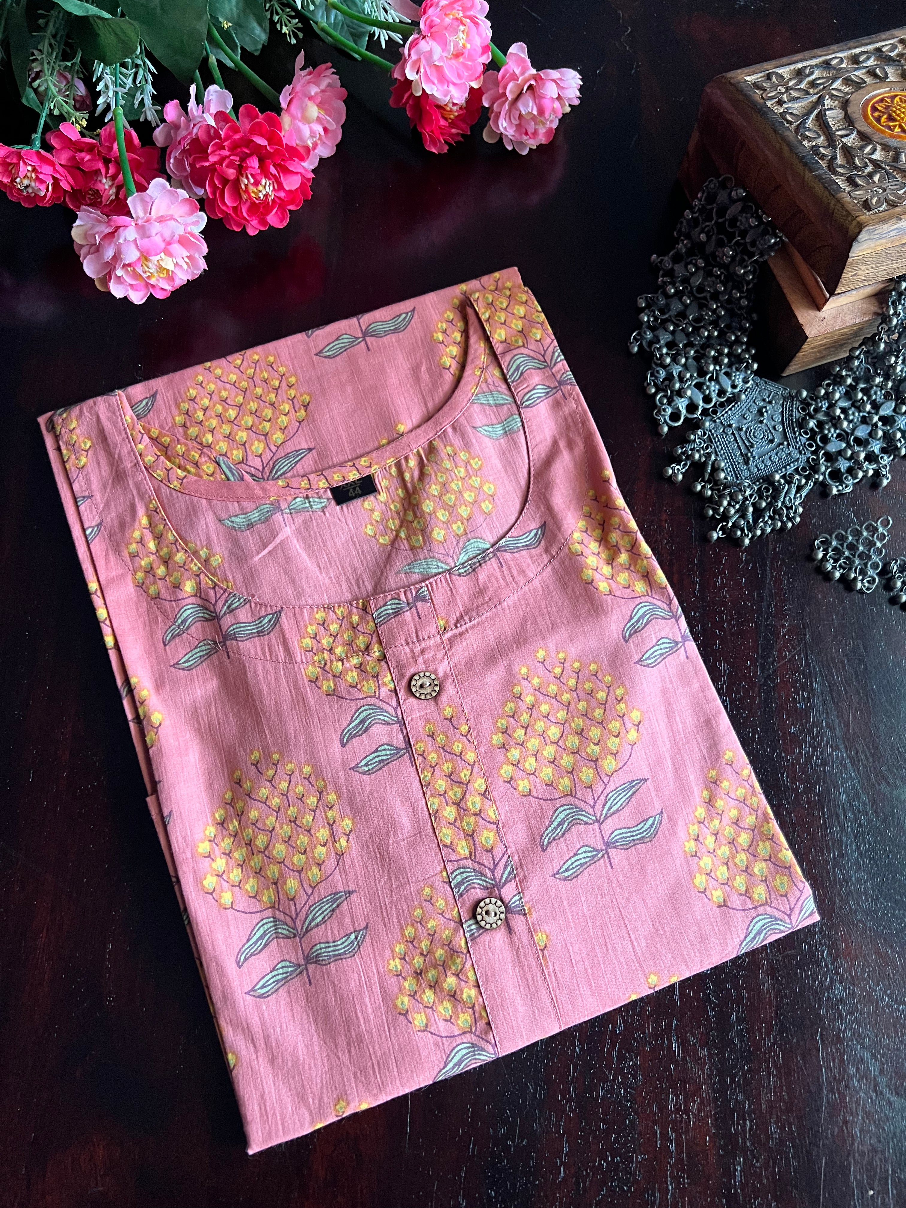 STRAIGHT COTTON KURTA