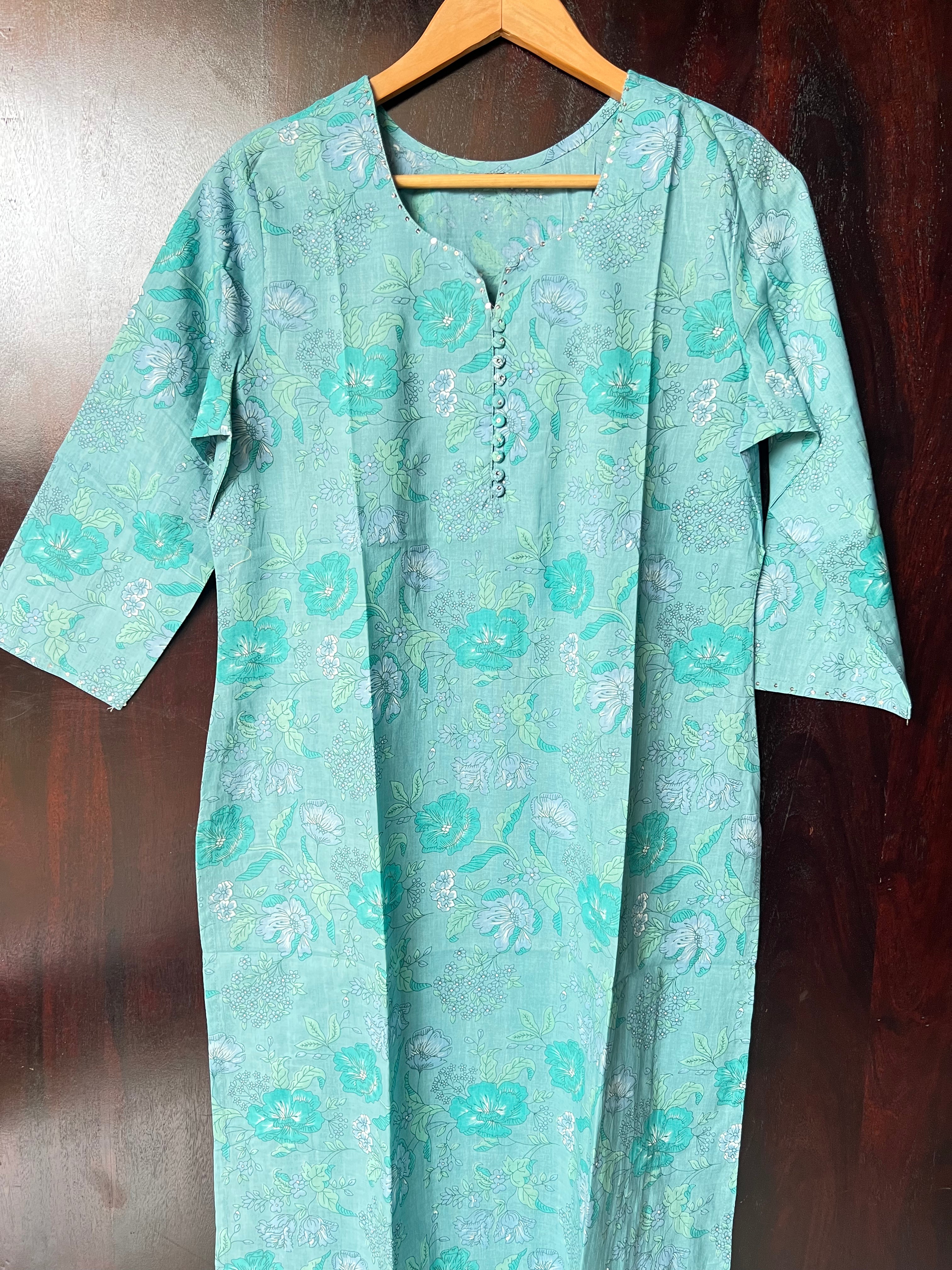 STRAIGHT COTTON KURTA