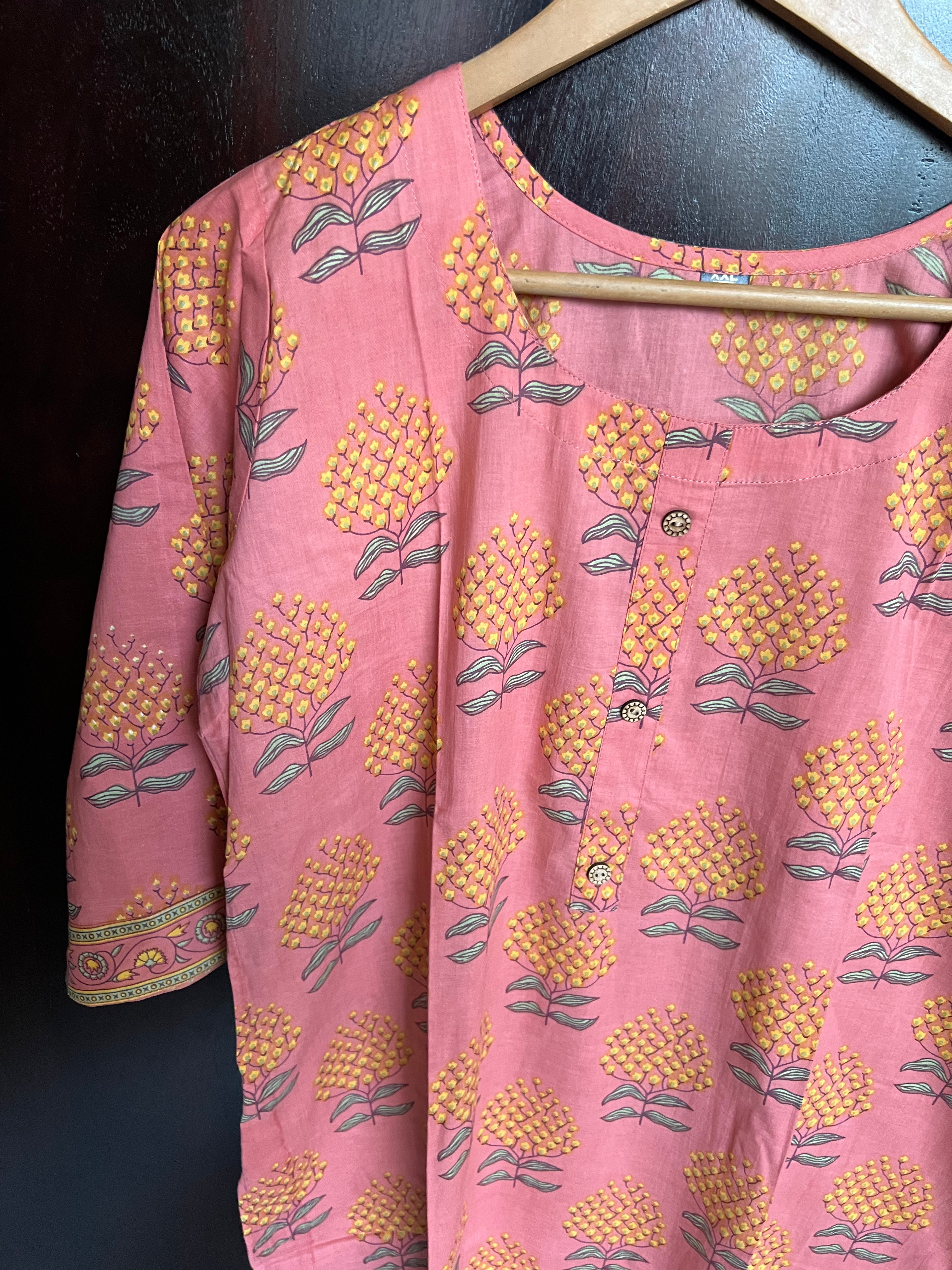 STRAIGHT COTTON KURTA