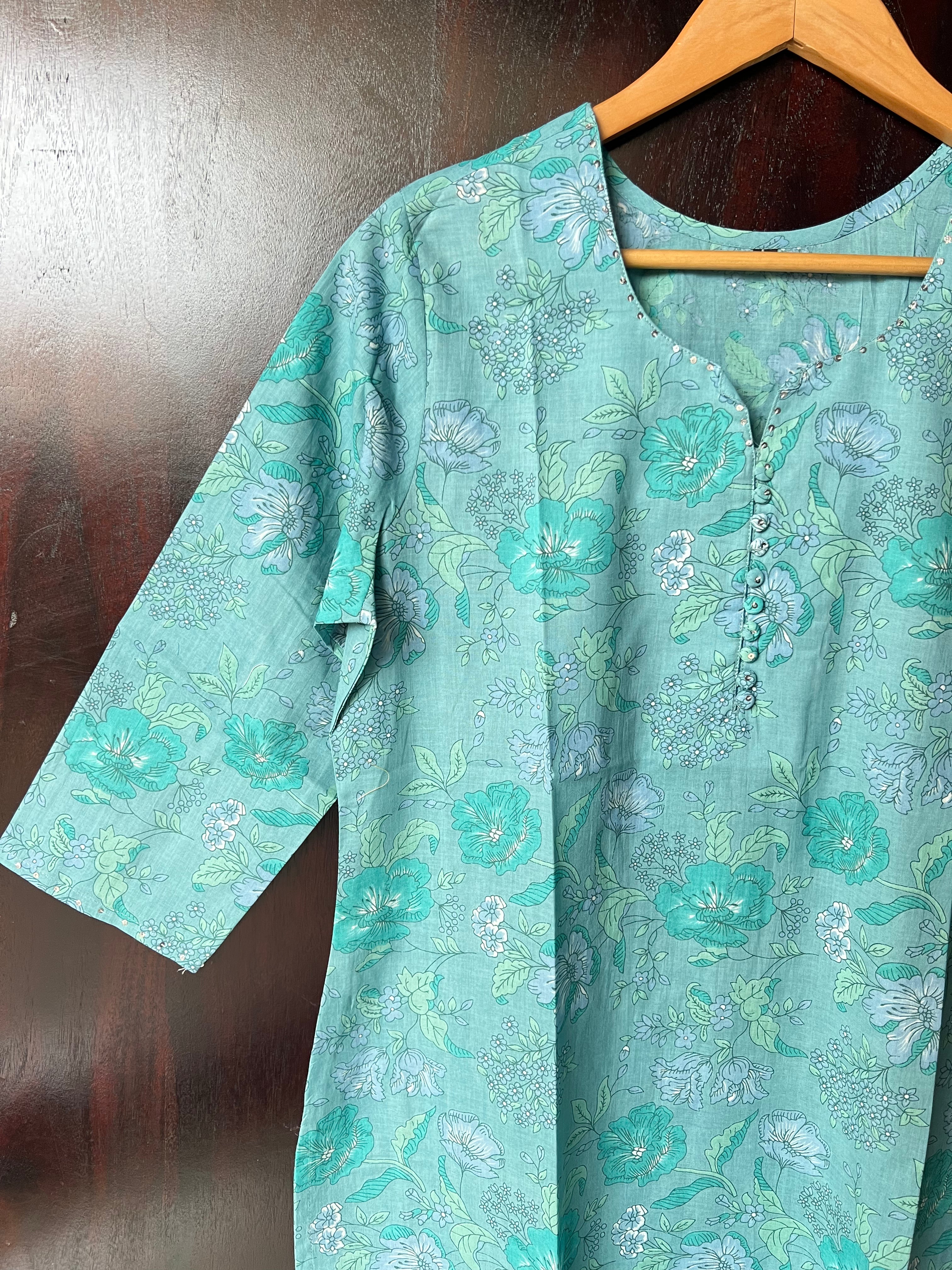 STRAIGHT COTTON KURTA