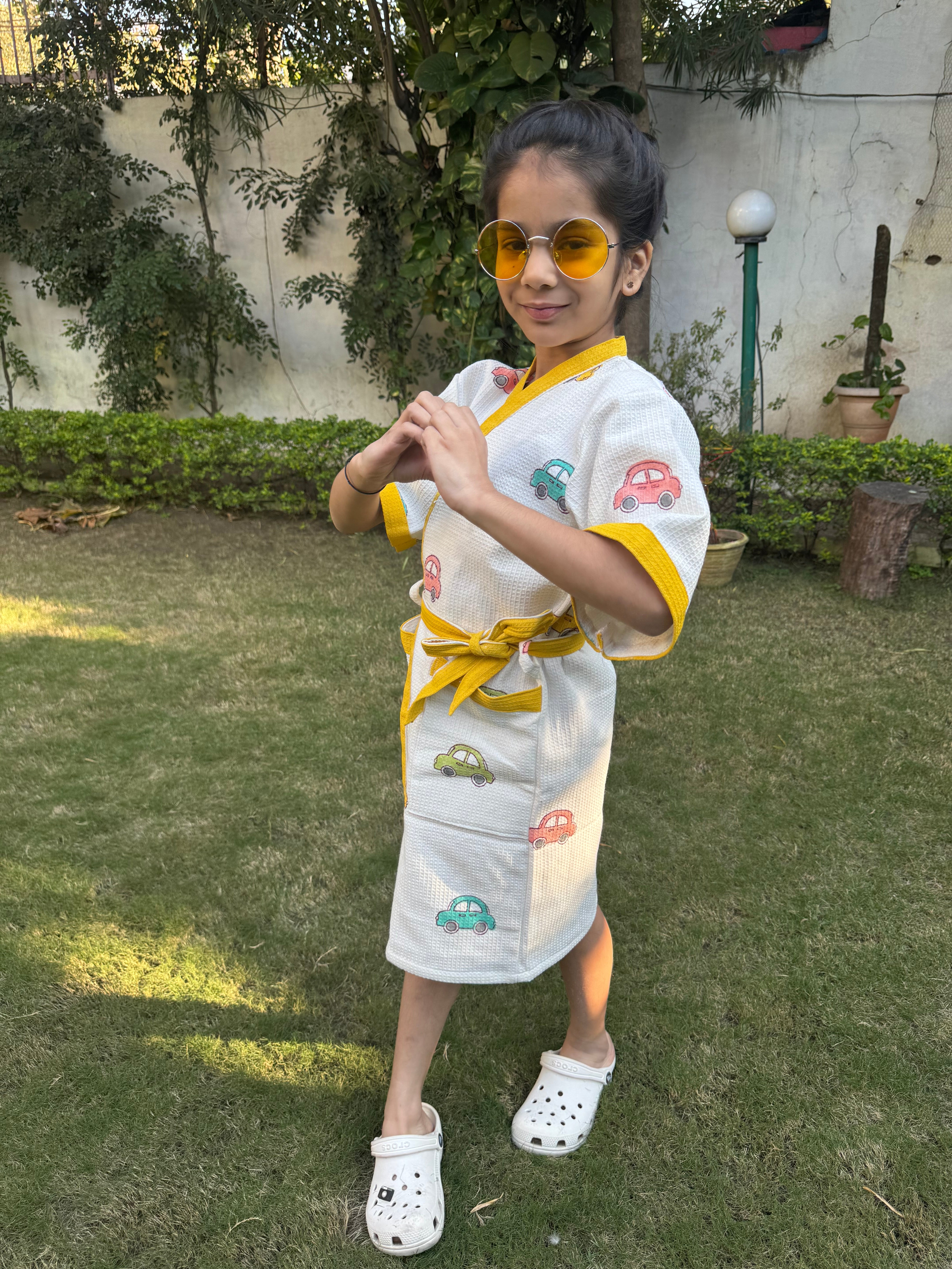 BLOCK PRINTED KIDS BATHROBES