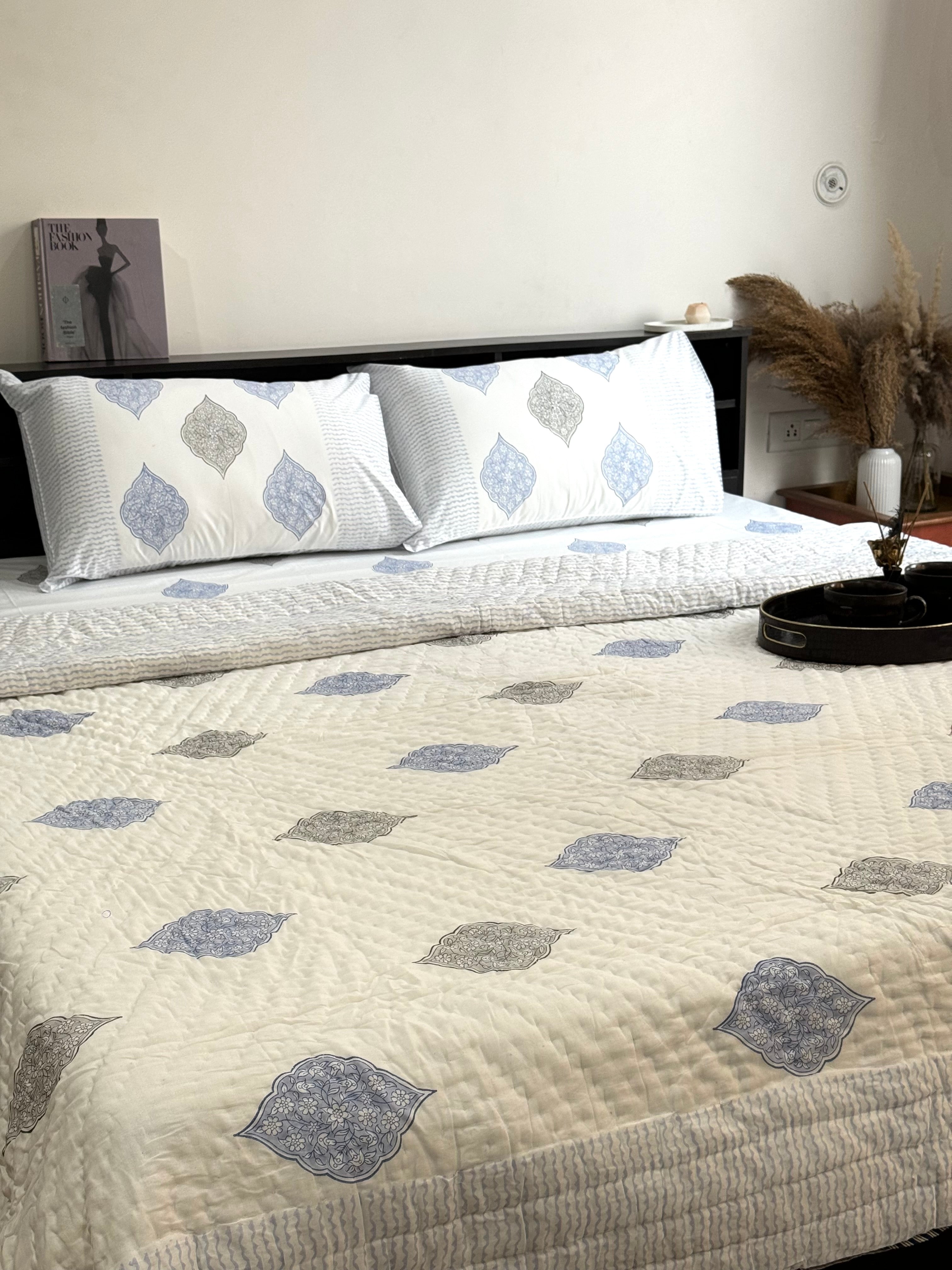 BIANCA HANDBLOCK PRINTED BEDDING