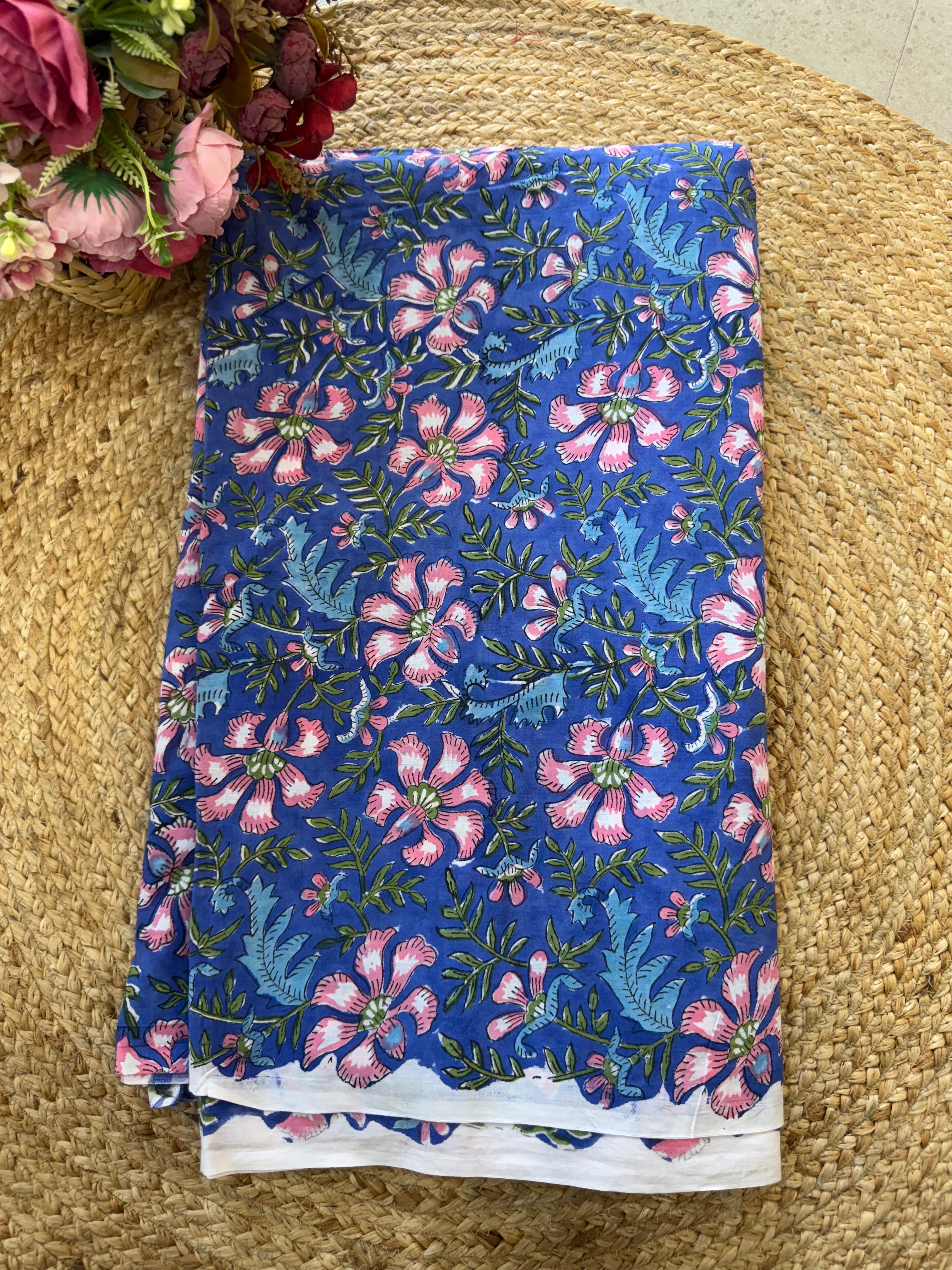 HAND BLOCK PRINTED COTTON FABRIC