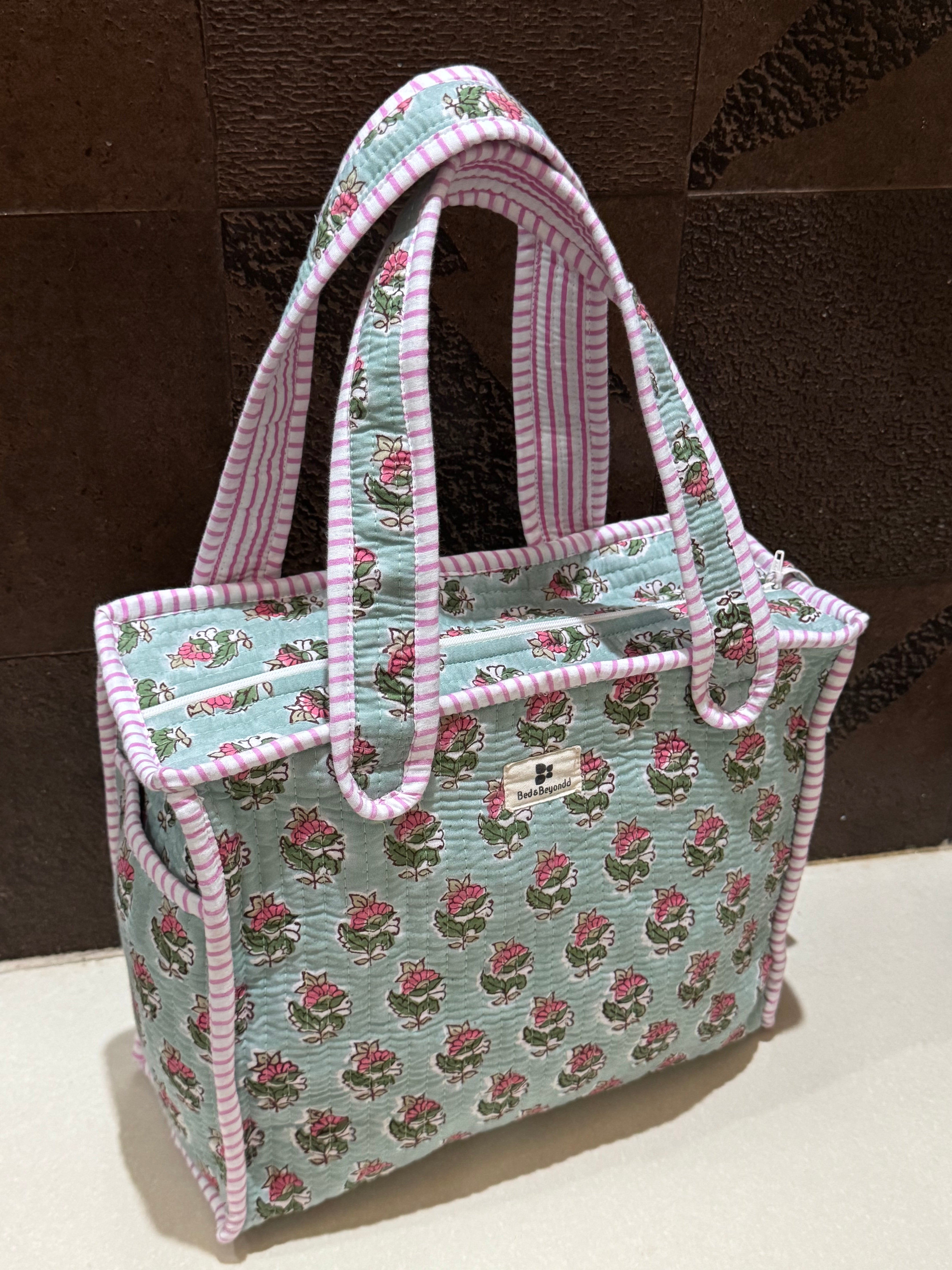 MINI TOTE BAG WITH ZIP