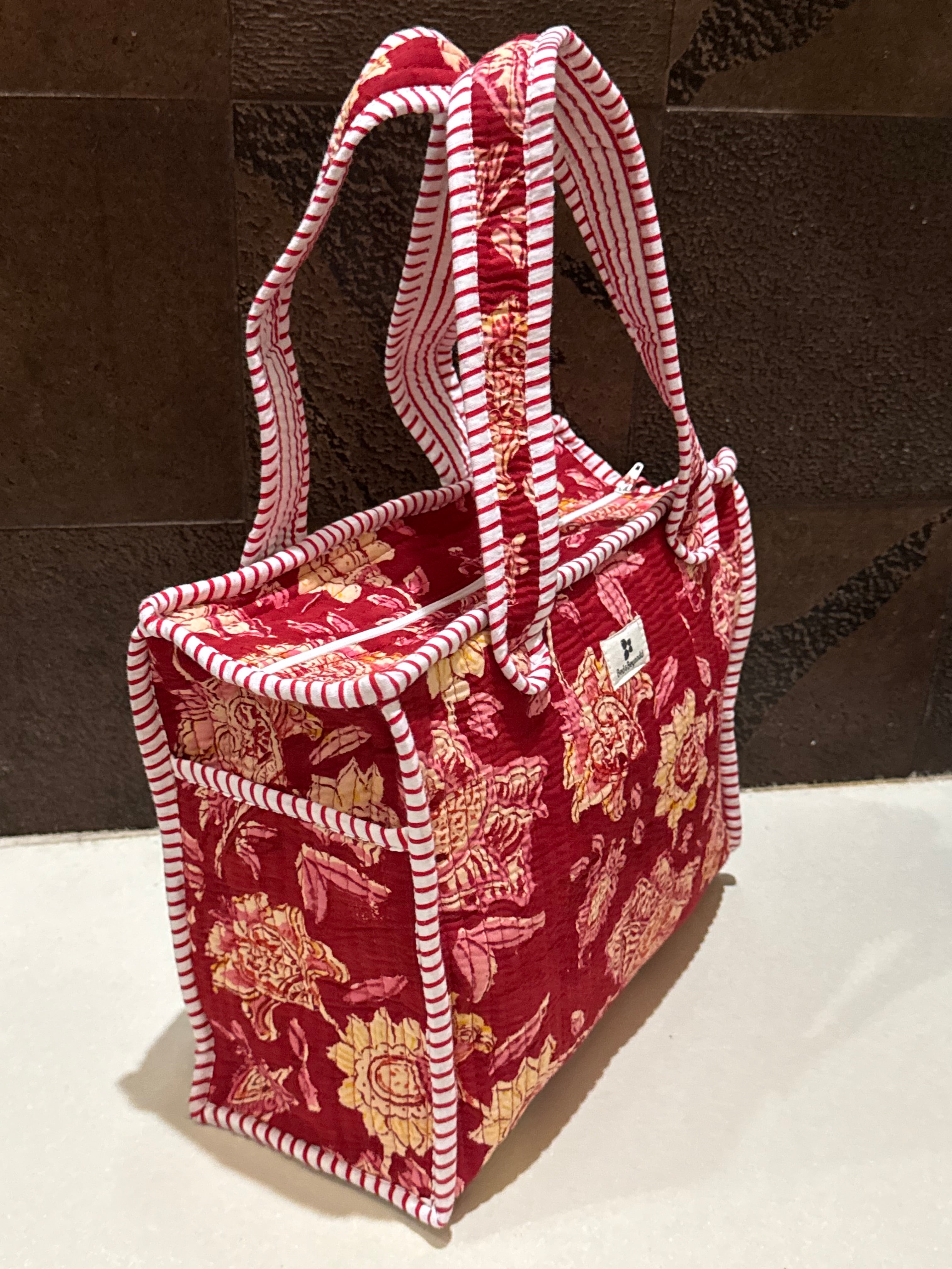 MINI TOTE BAG WITH ZIP