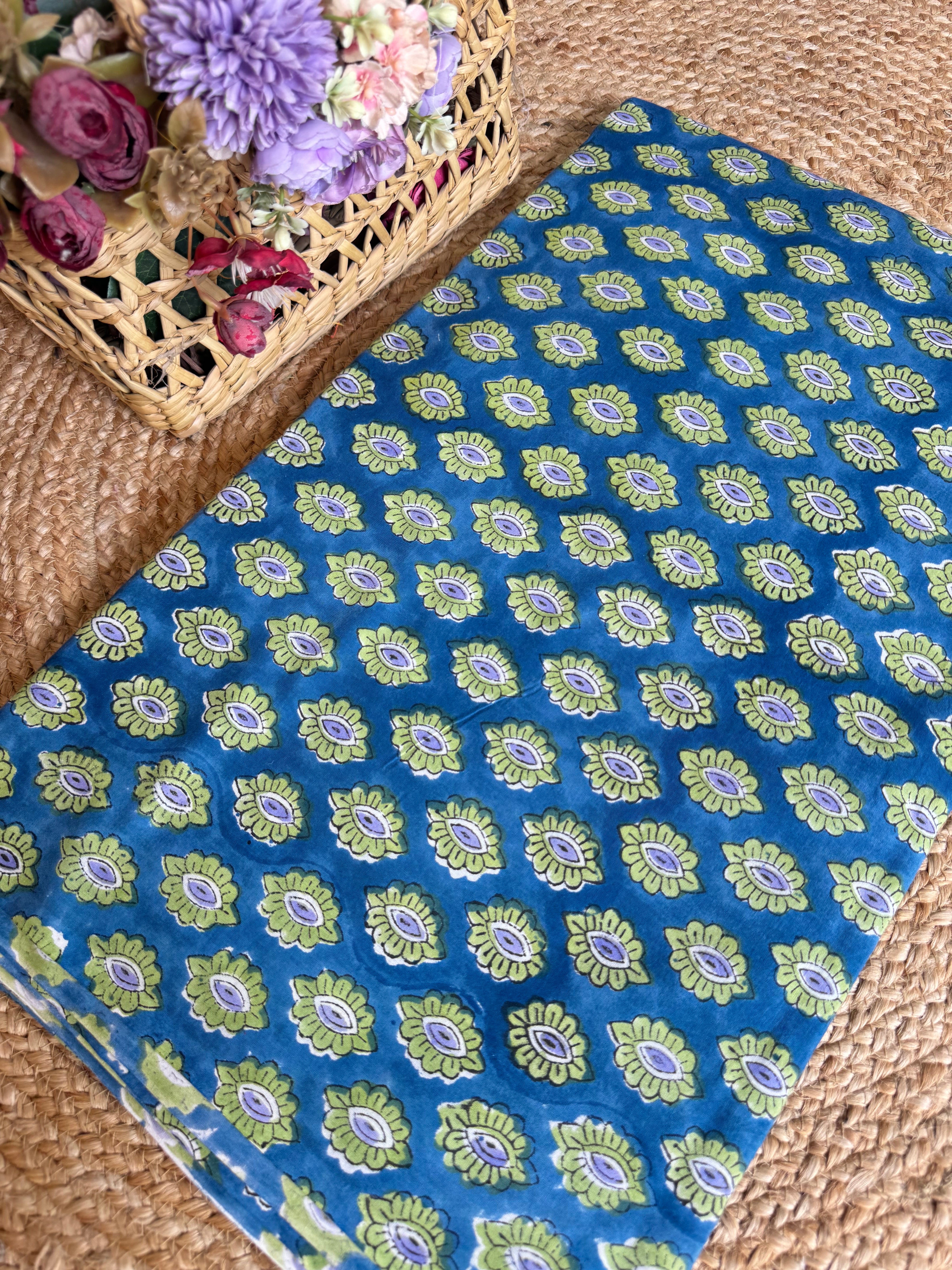 HAND BLOCK PRINTED COTTON FABRIC