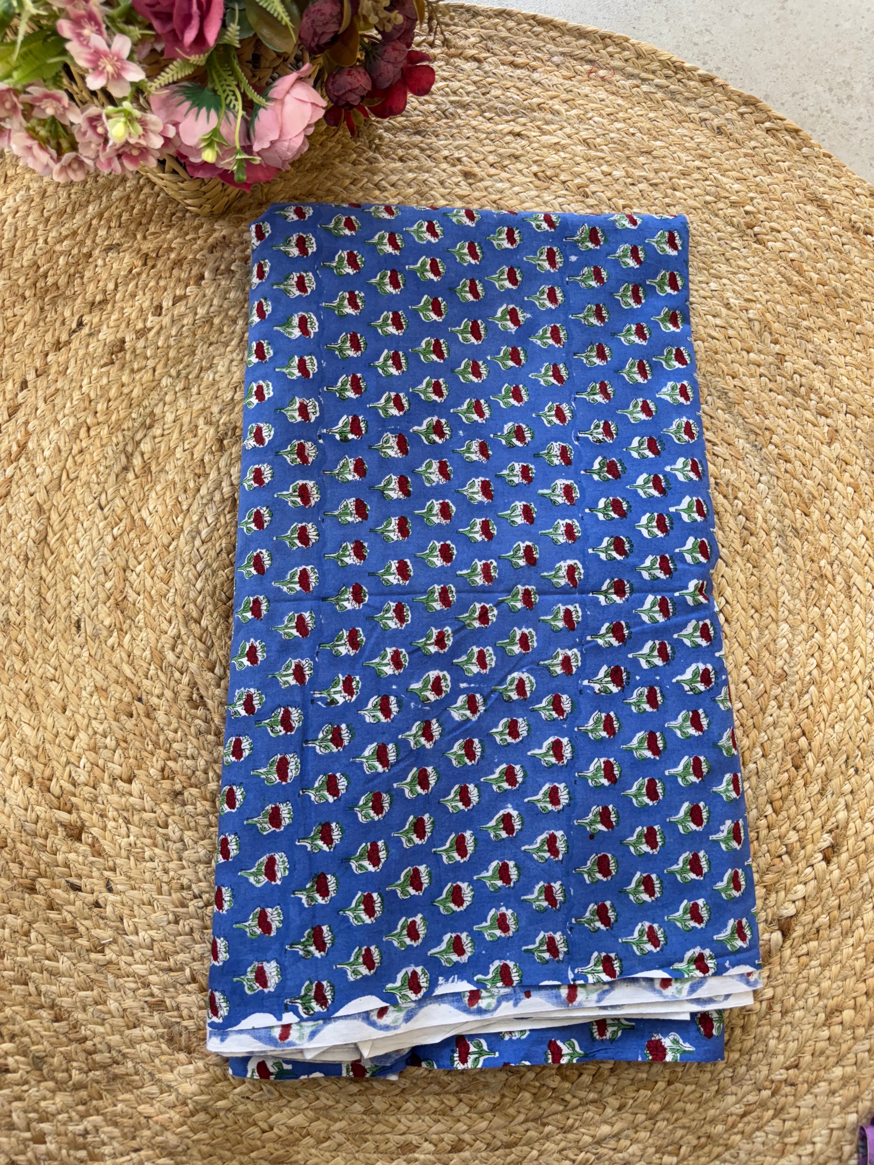 HAND BLOCK PRINTED COTTON FABRIC