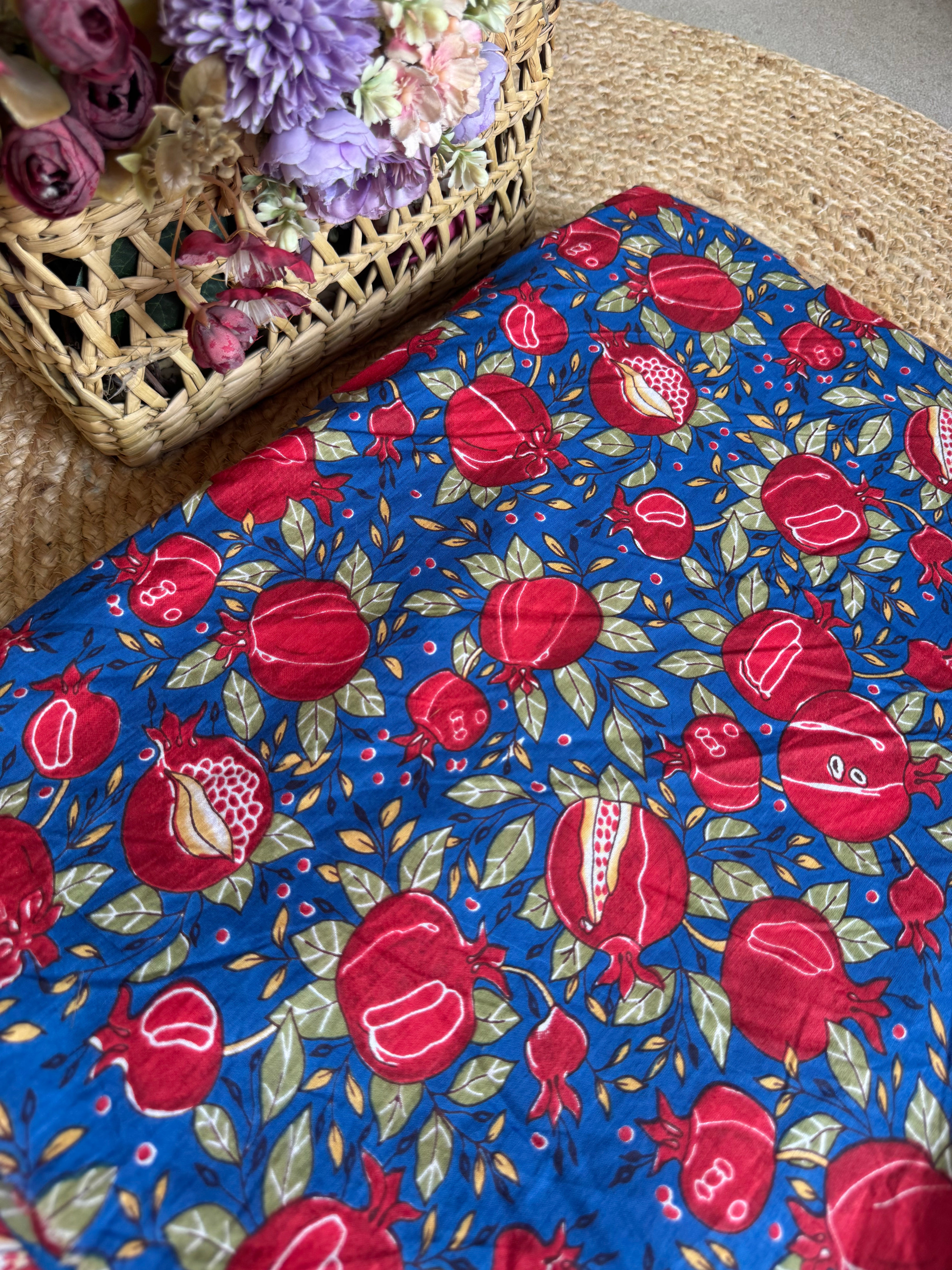 HAND BLOCK PRINTED COTTON FABRIC