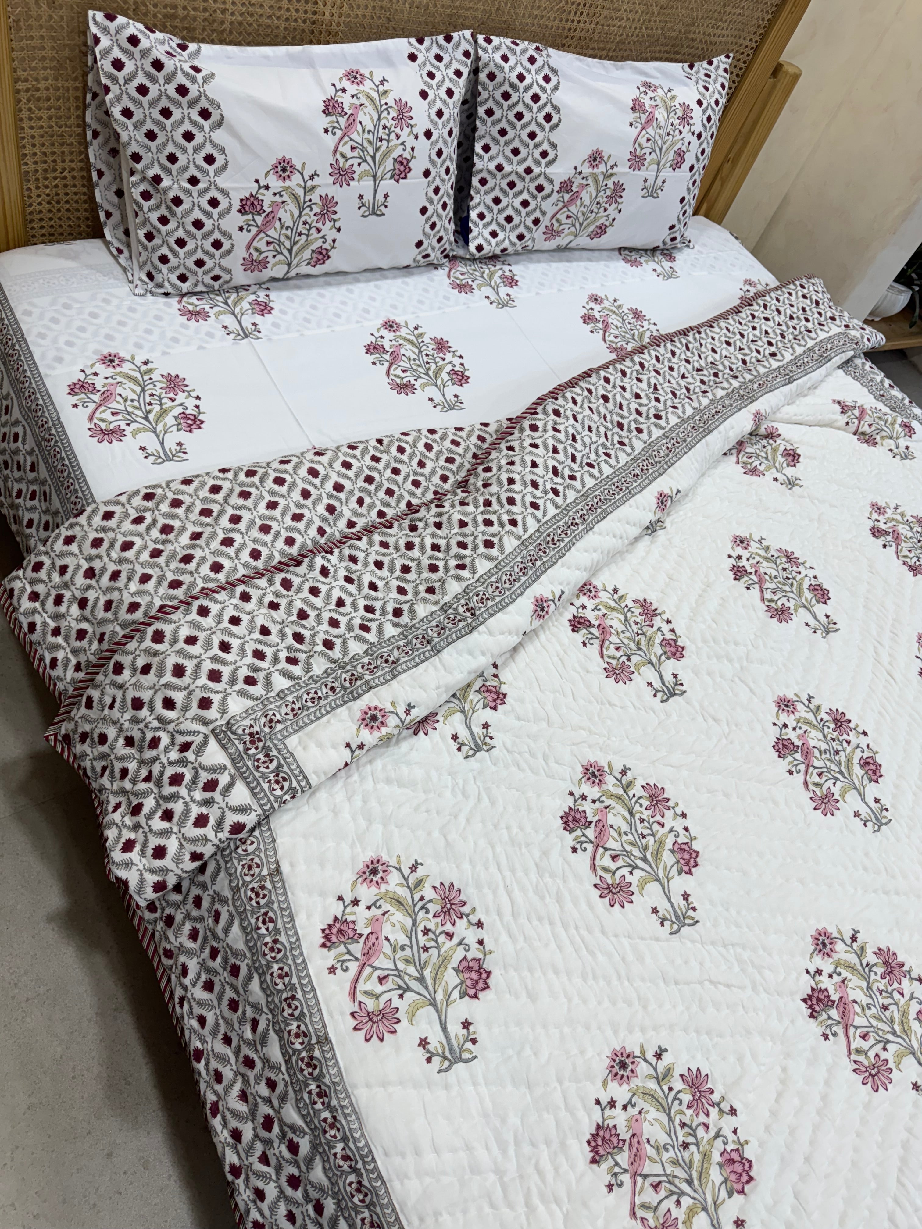 BLOOM ATELIER HANDBLOCK PRINTED BEDDING