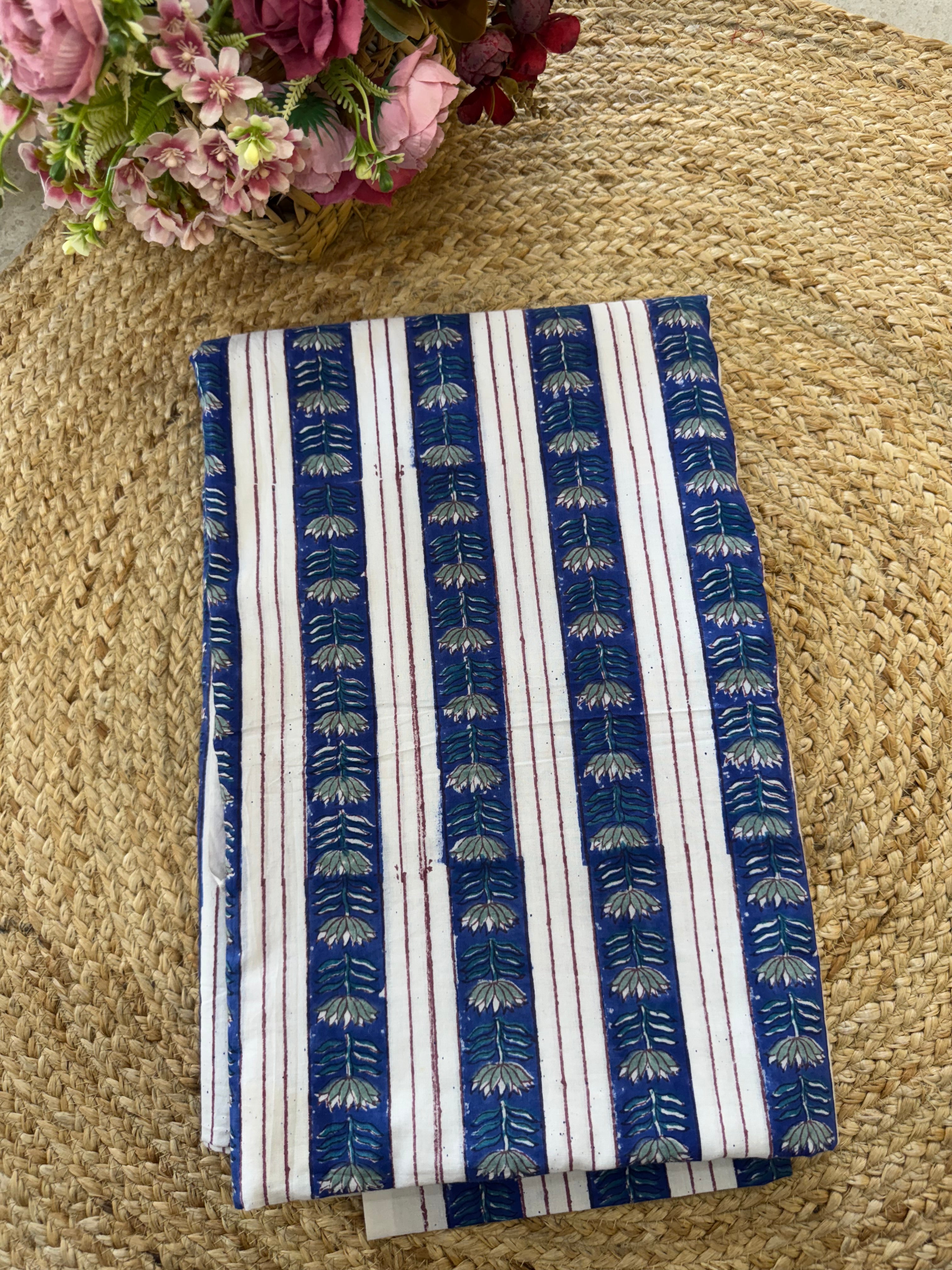 HAND BLOCK PRINTED COTTON FABRIC