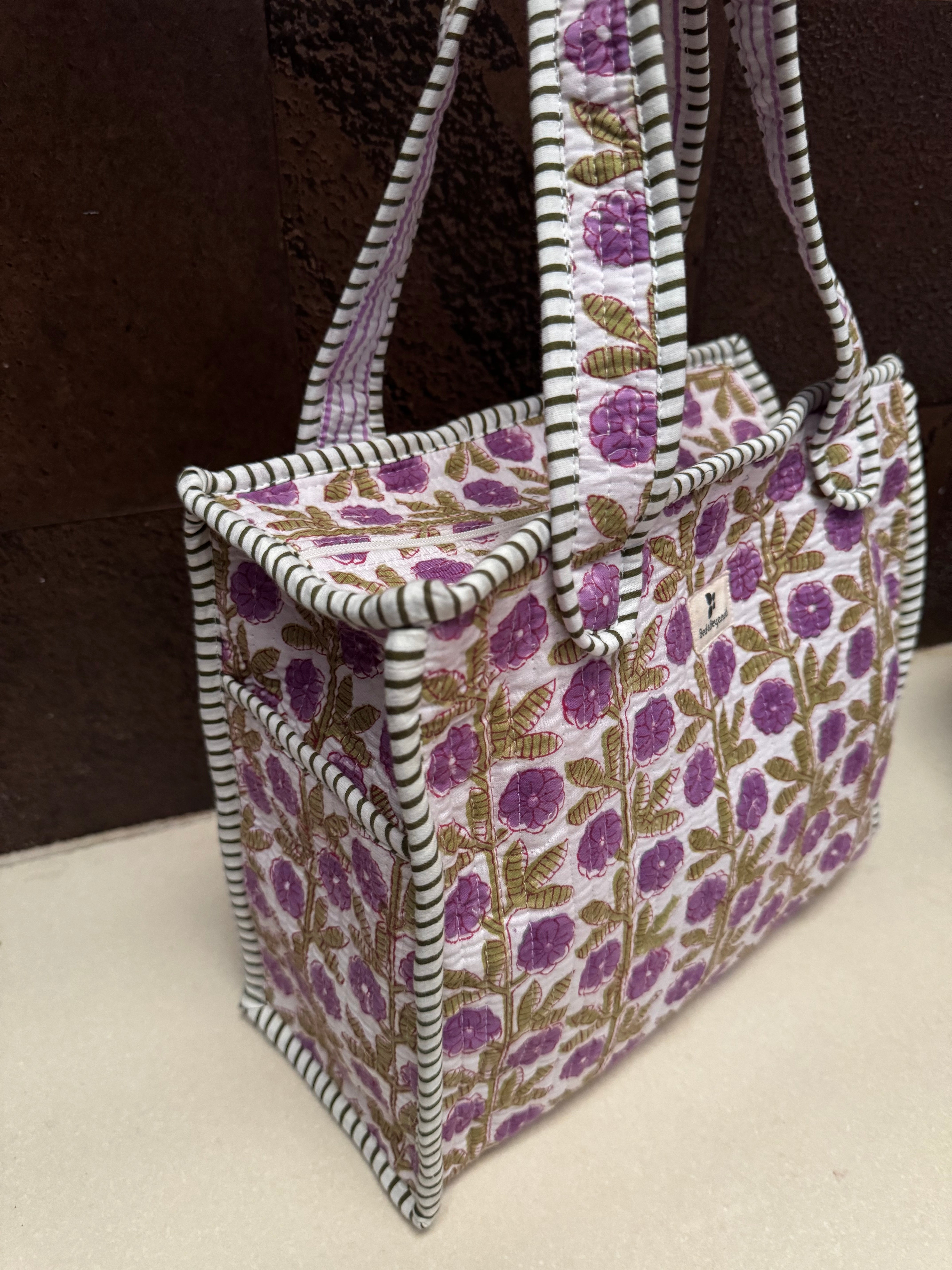 MINI TOTE BAG WITH ZIP
