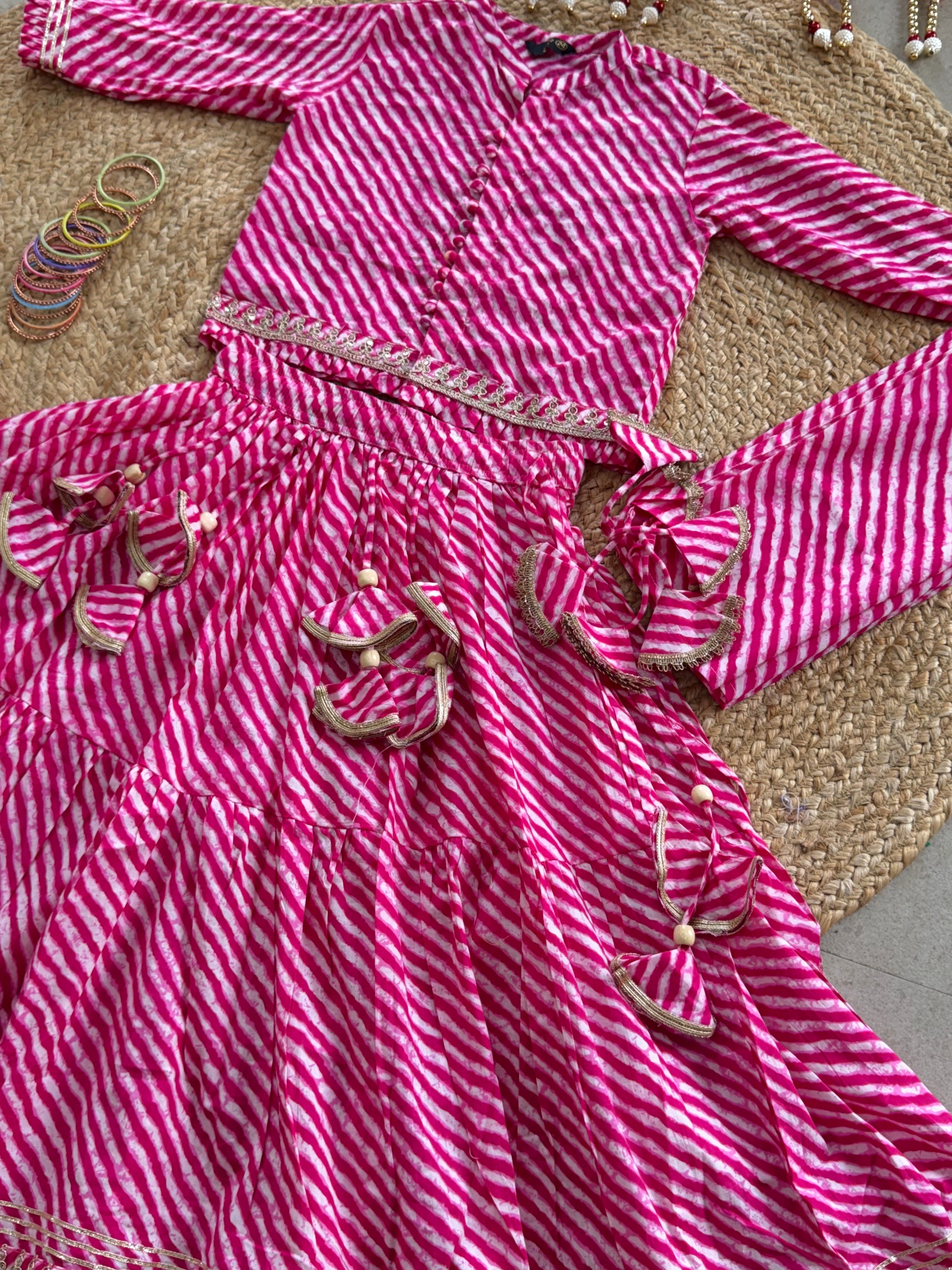 LEHENGA CHOLI DUPATTA SET ( 5 to 11 years)