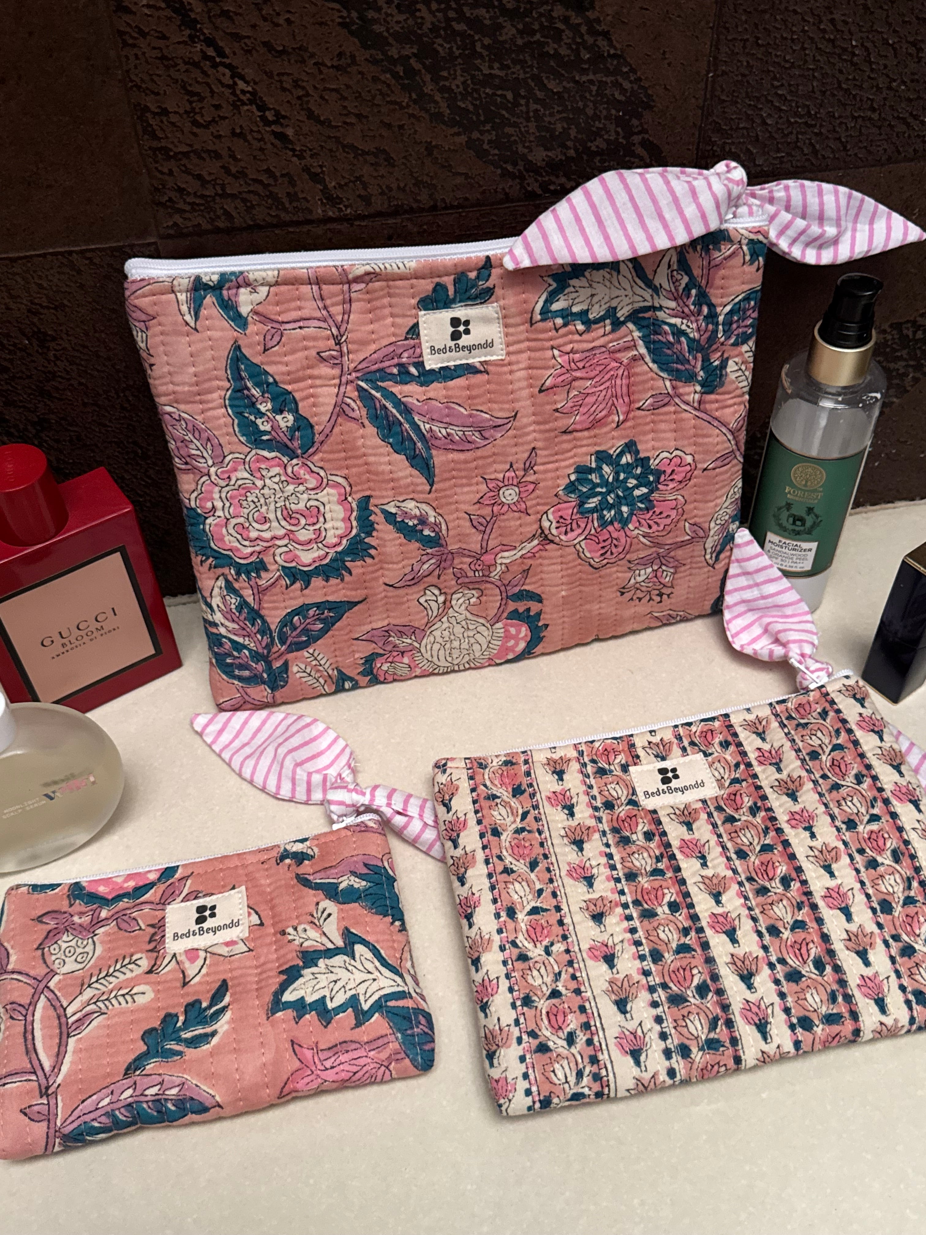 FLAT POUCH - SET OF THREE