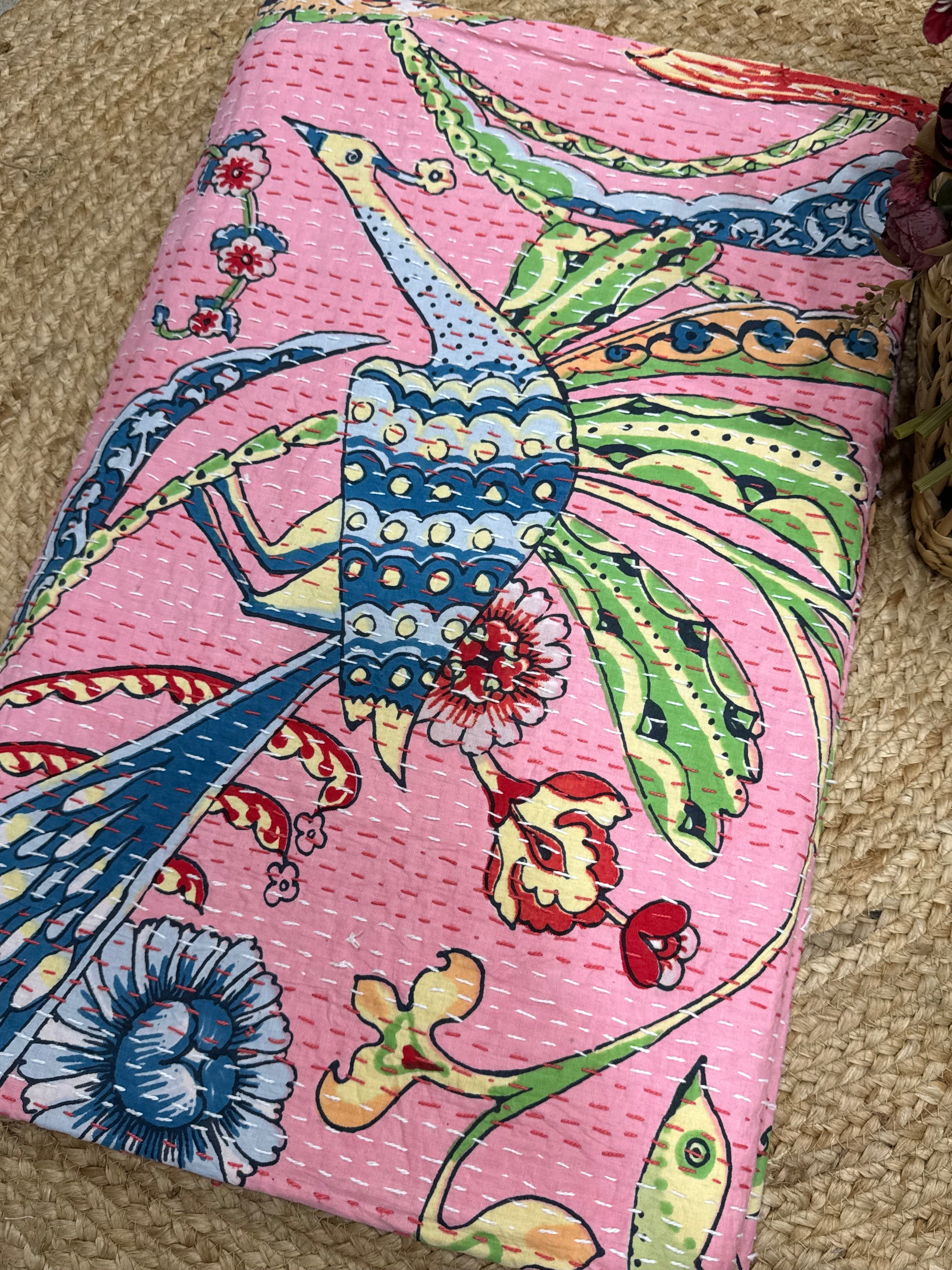 Kantha Bedcover