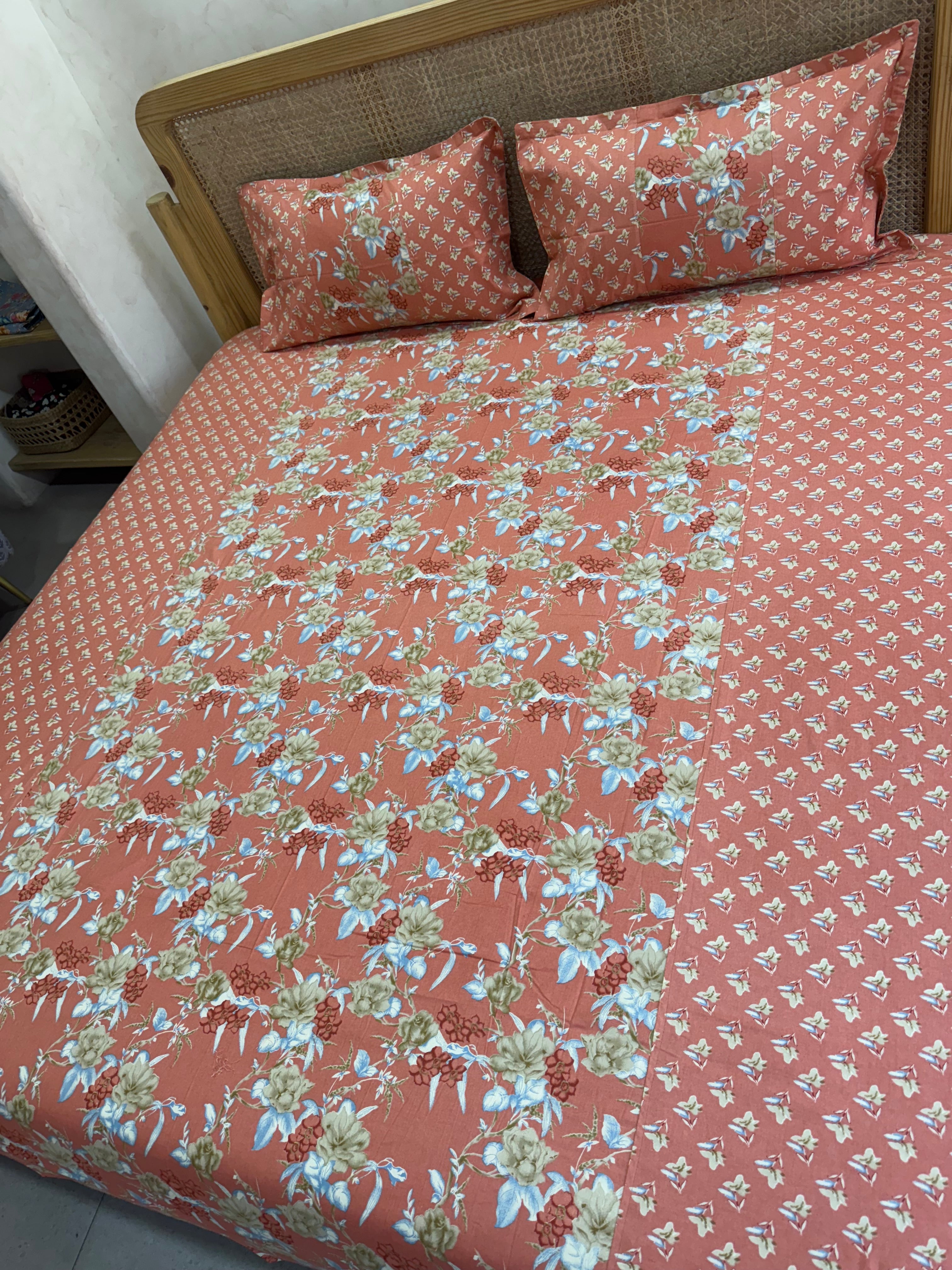 KANAK BEDSHEET WITH TWO PILLOW CASES