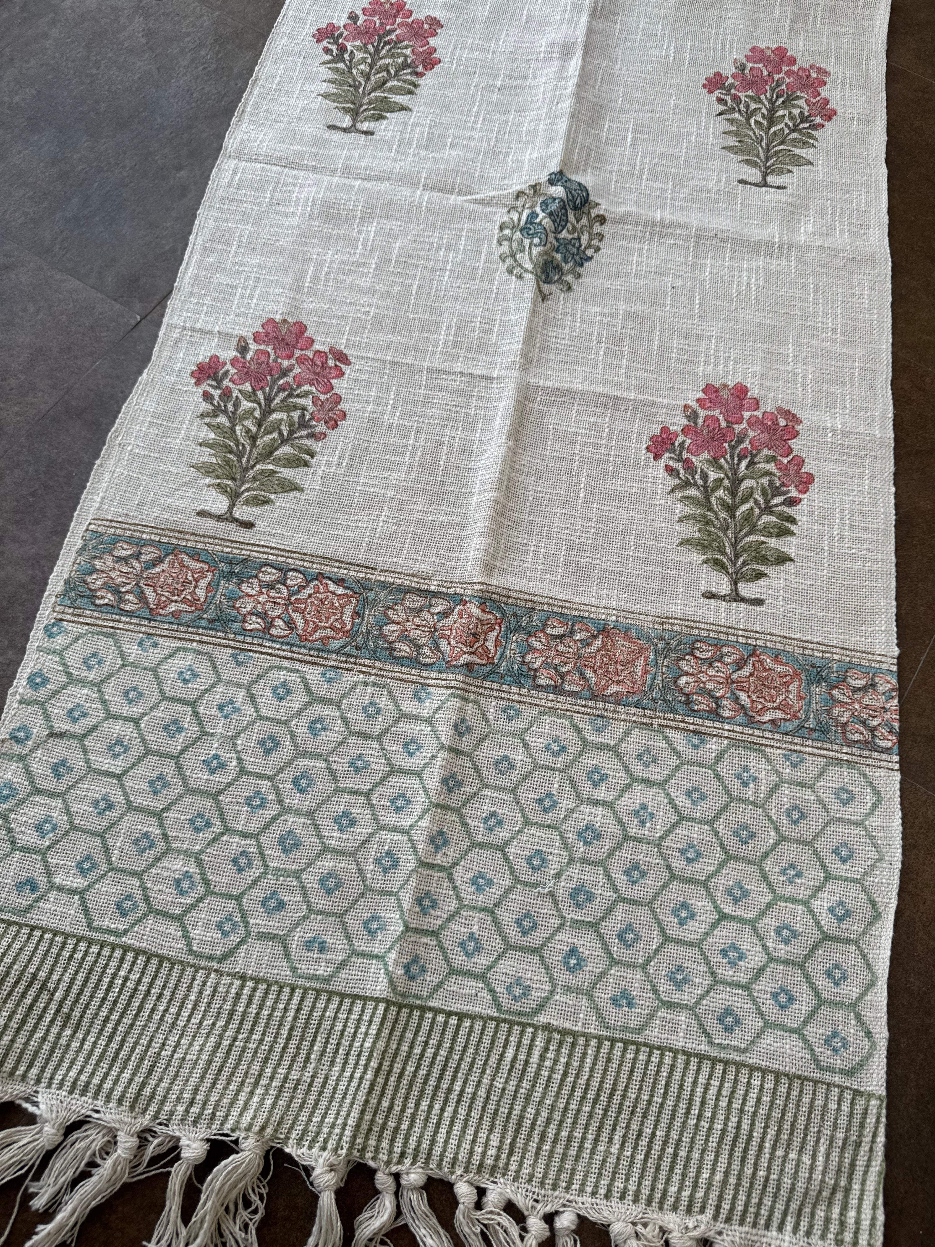 HAND BLOCK PRINTED TABLE RUNNER