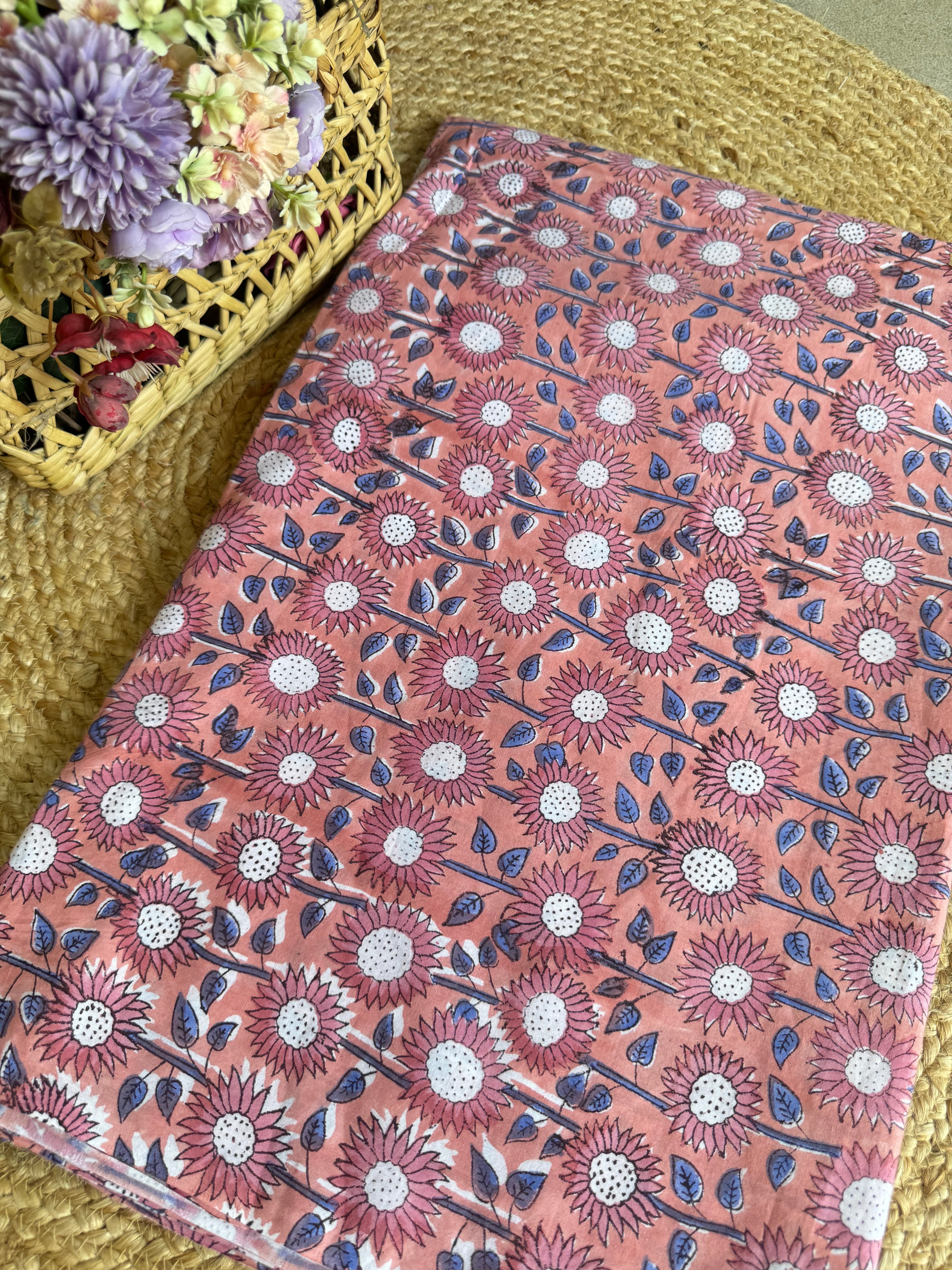HAND BLOCK PRINTED COTTON FABRIC