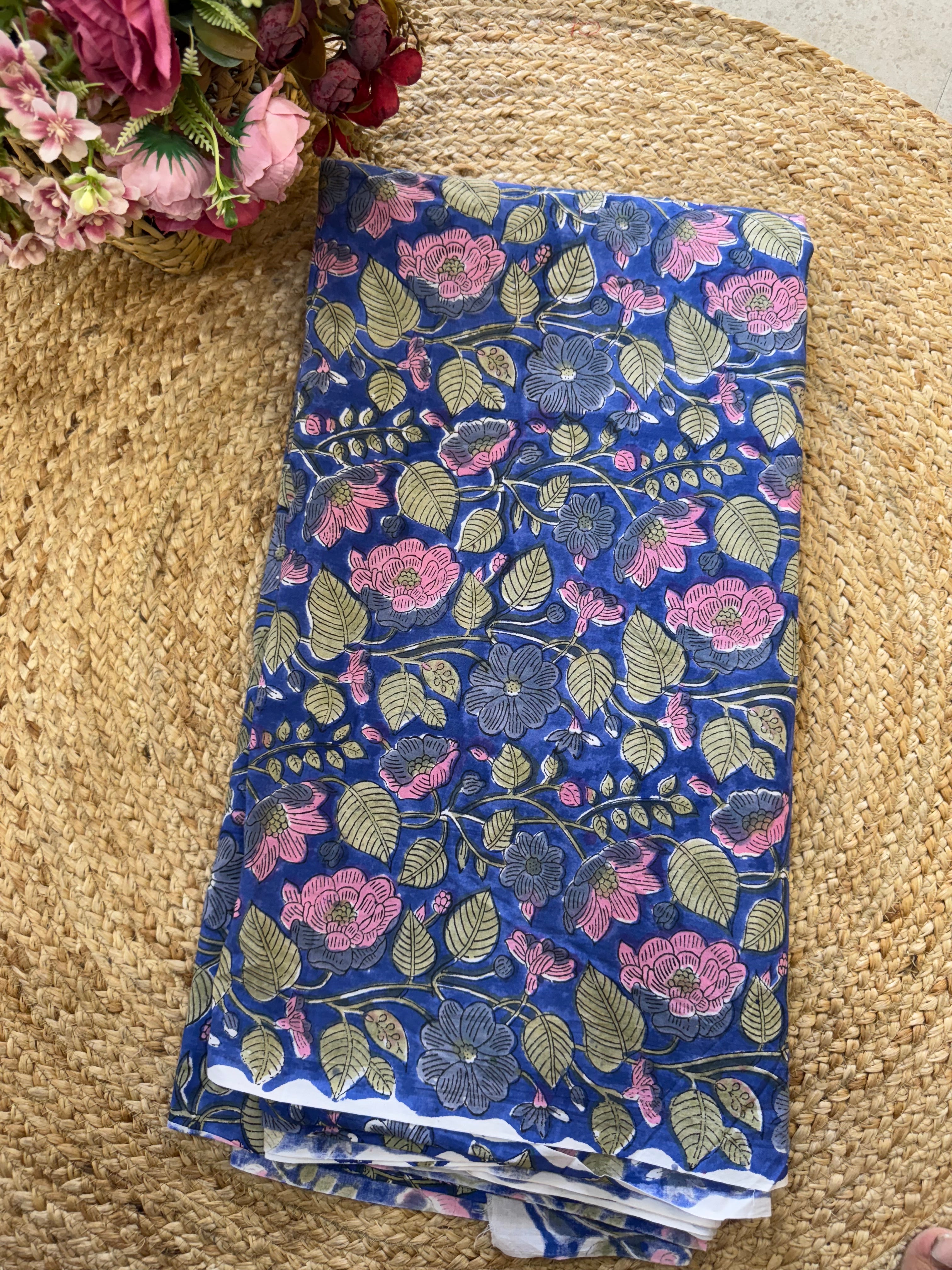 HAND BLOCK PRINTED COTTON FABRIC