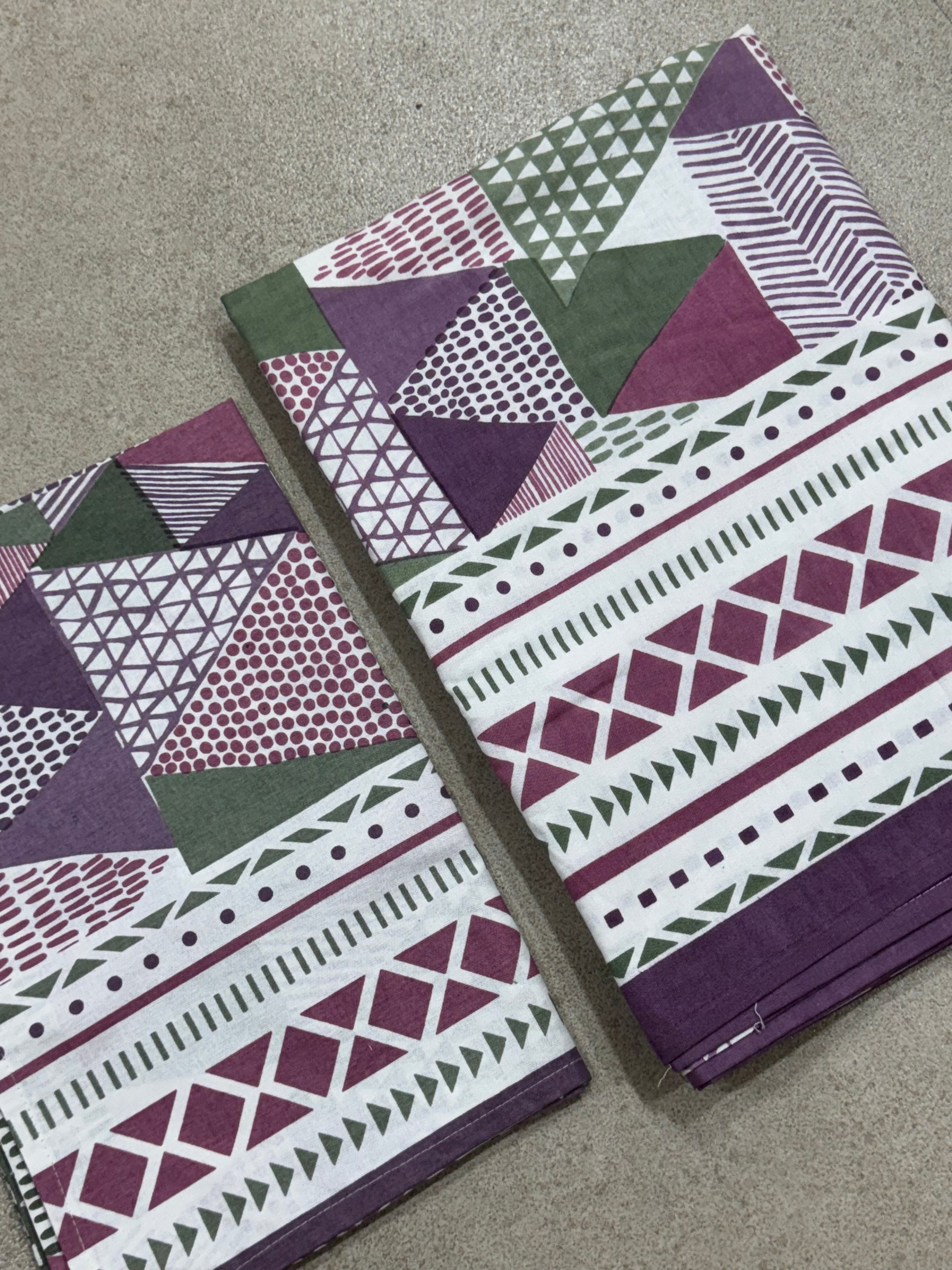 SHALIMAR SINGLE BEDSHEET WITH ONE PILLOW COVER