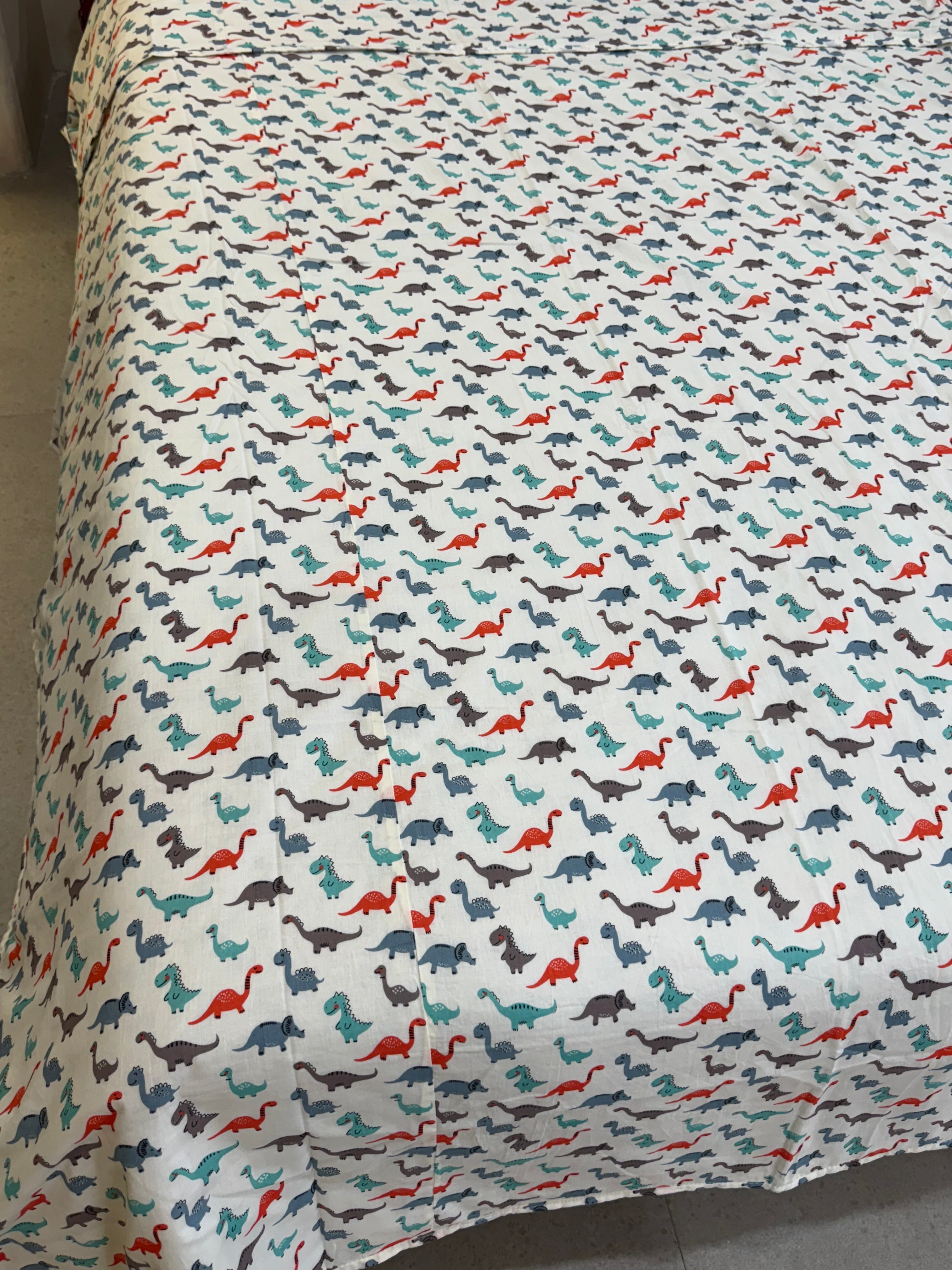 REVERSIBLE MULMUL DOHAR - 60 by 90 Inches