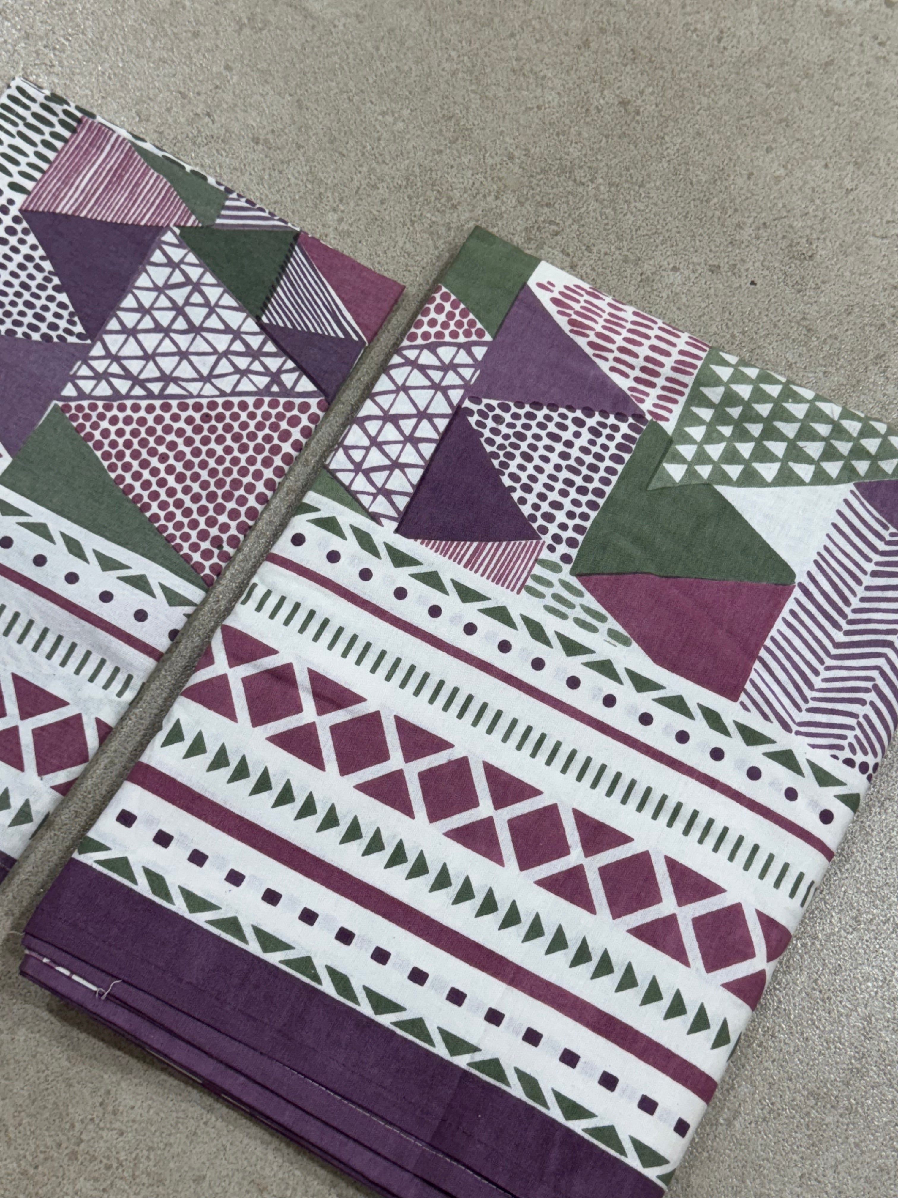 SHALIMAR SINGLE BEDSHEET WITH ONE PILLOW COVER