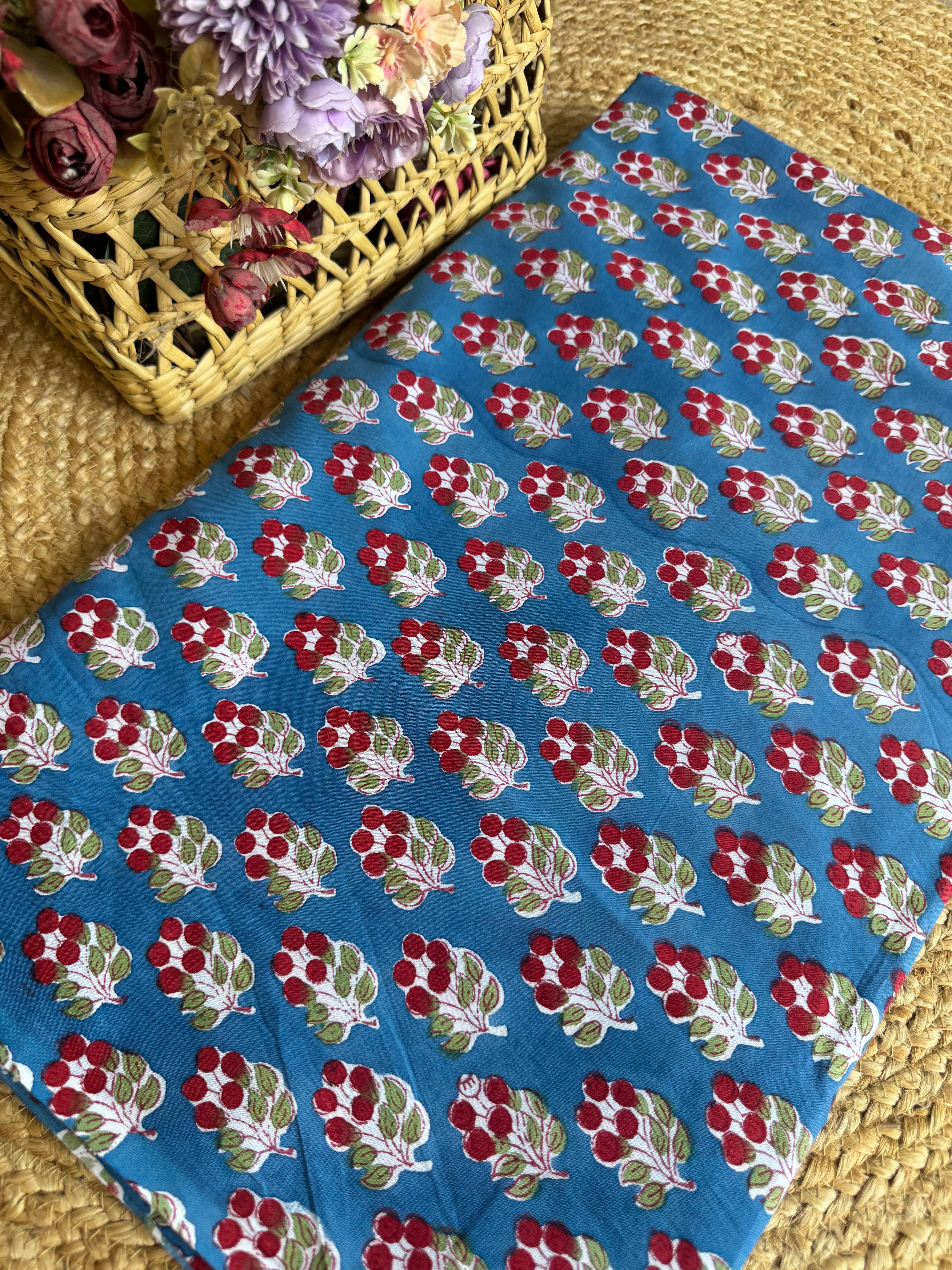 HAND BLOCK PRINTED COTTON FABRIC