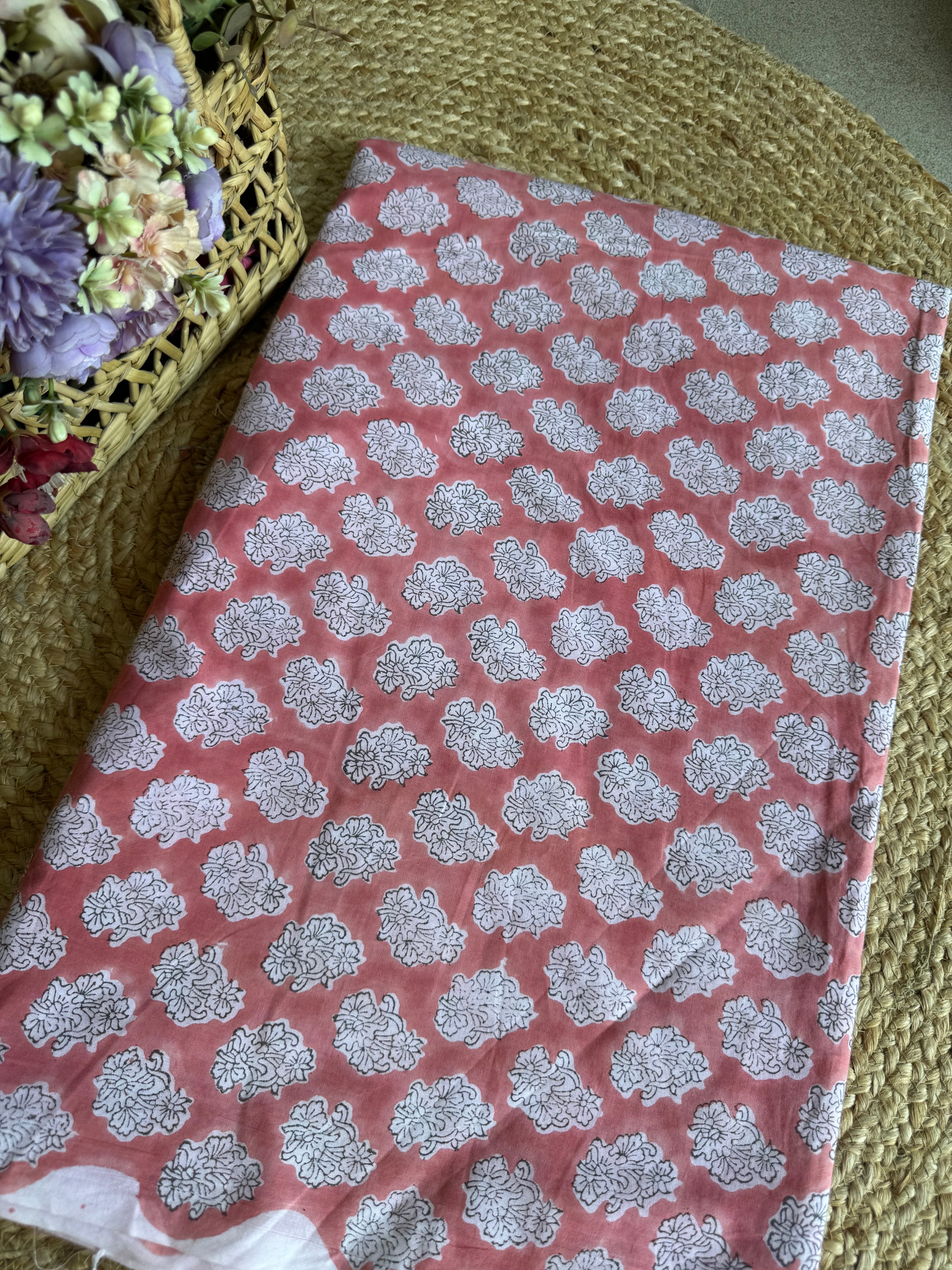 HAND BLOCK PRINTED COTTON FABRIC