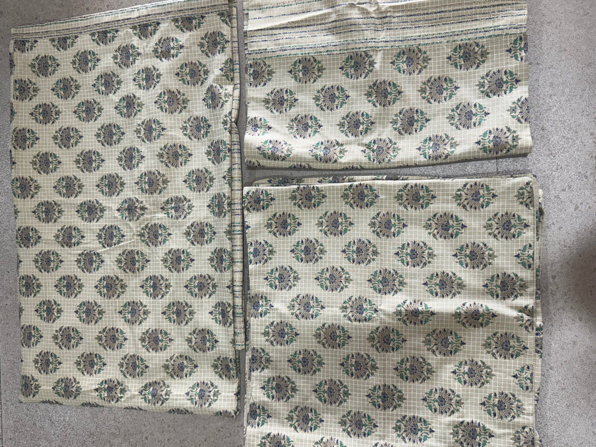 SET OF EIGHT DIWAN COVER ( BEDSHEET, 5 CUSHION COVERS AND 2 BOLSTER COVERS )