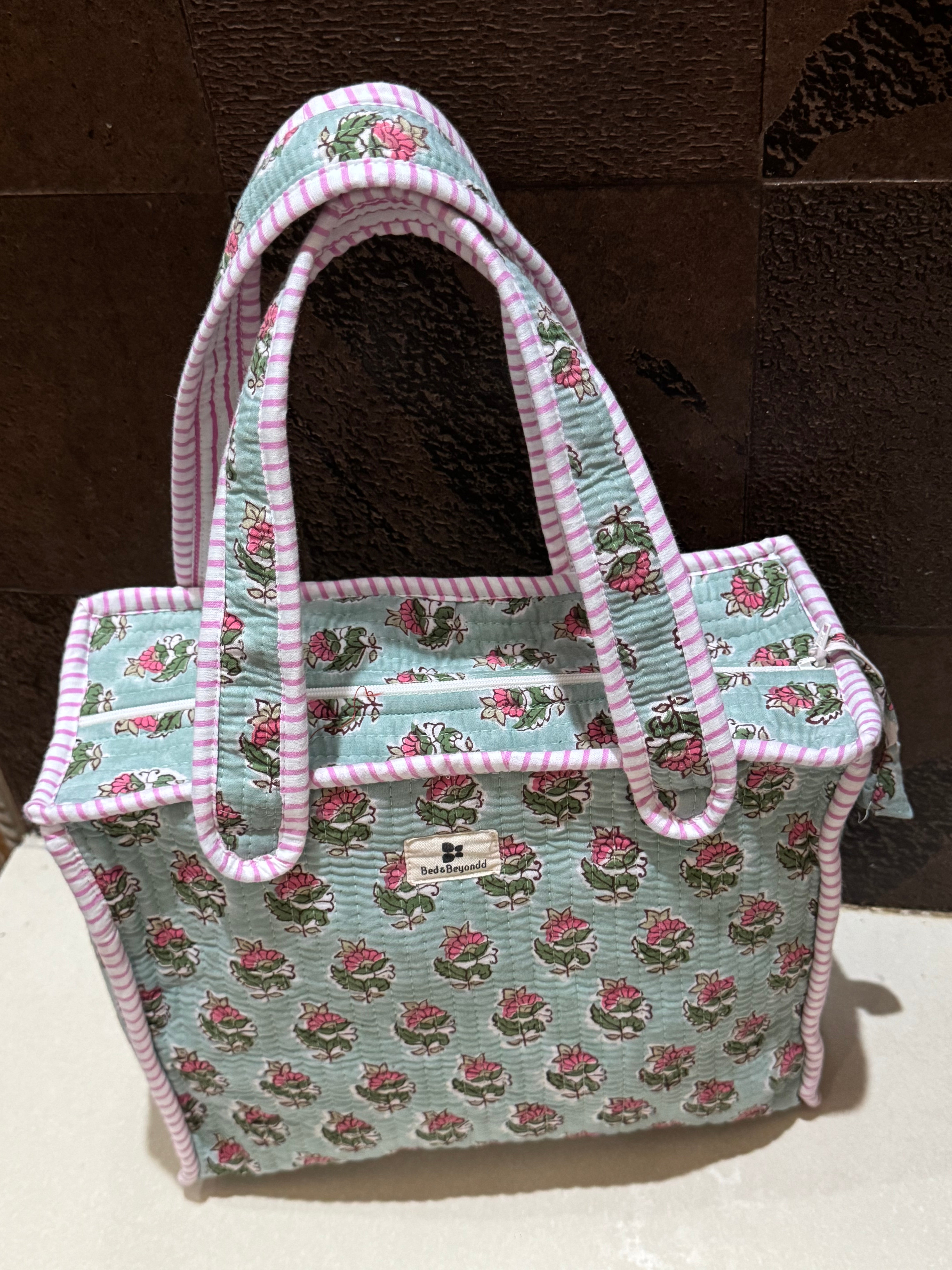 MINI TOTE BAG WITH ZIP