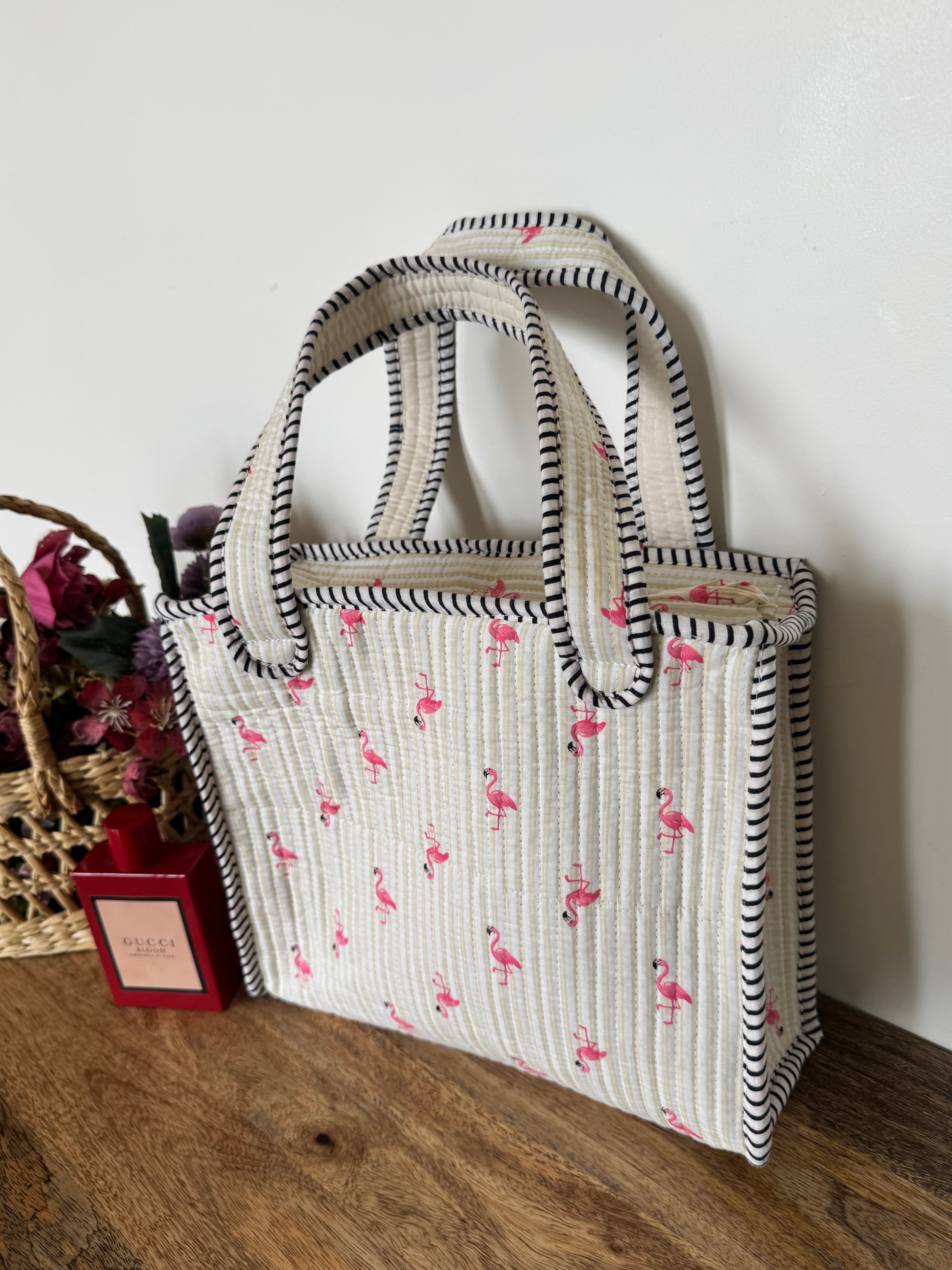 MINI TOTE BAG WITH ZIP