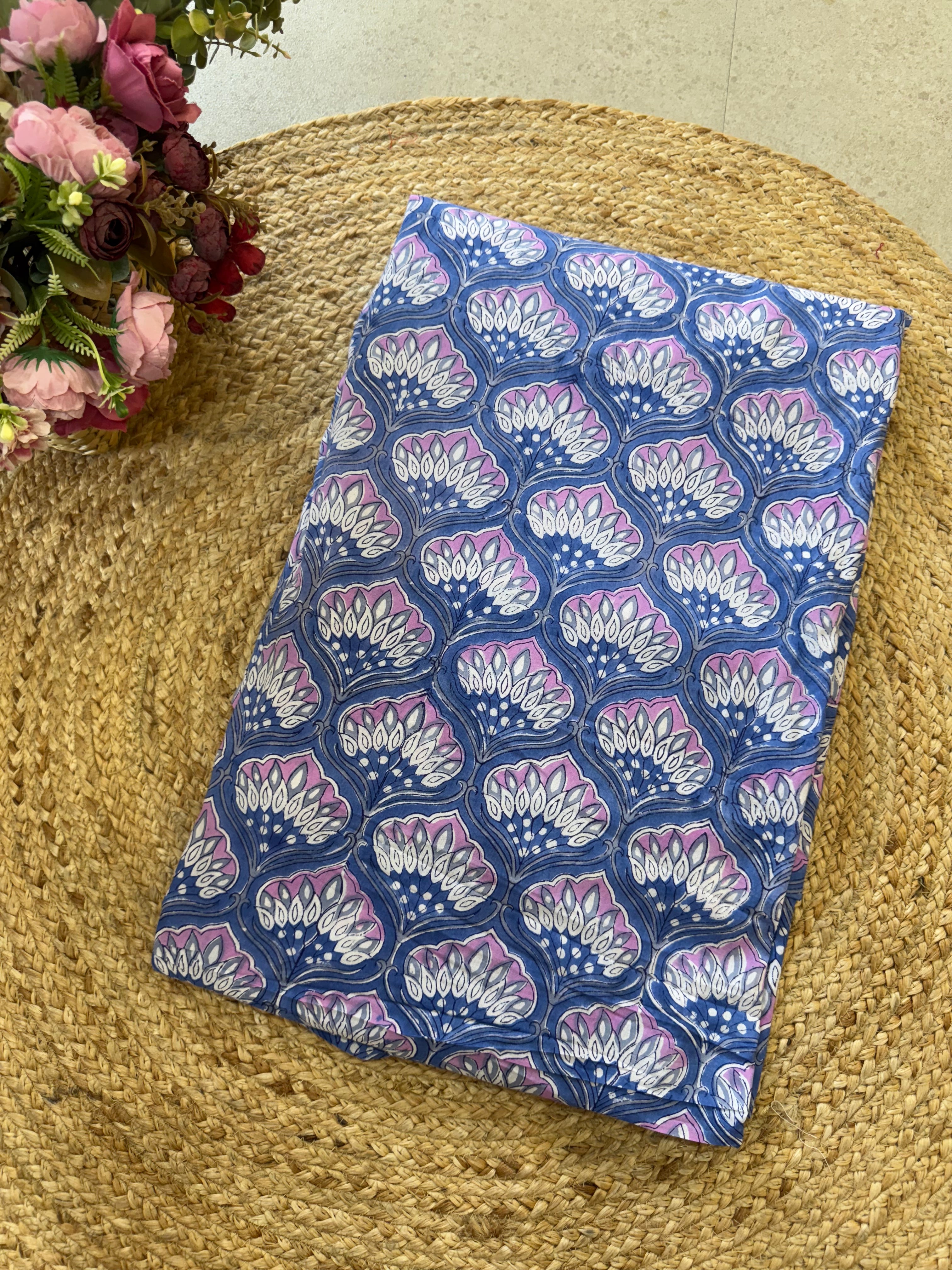 HAND BLOCK PRINTED COTTON FABRIC