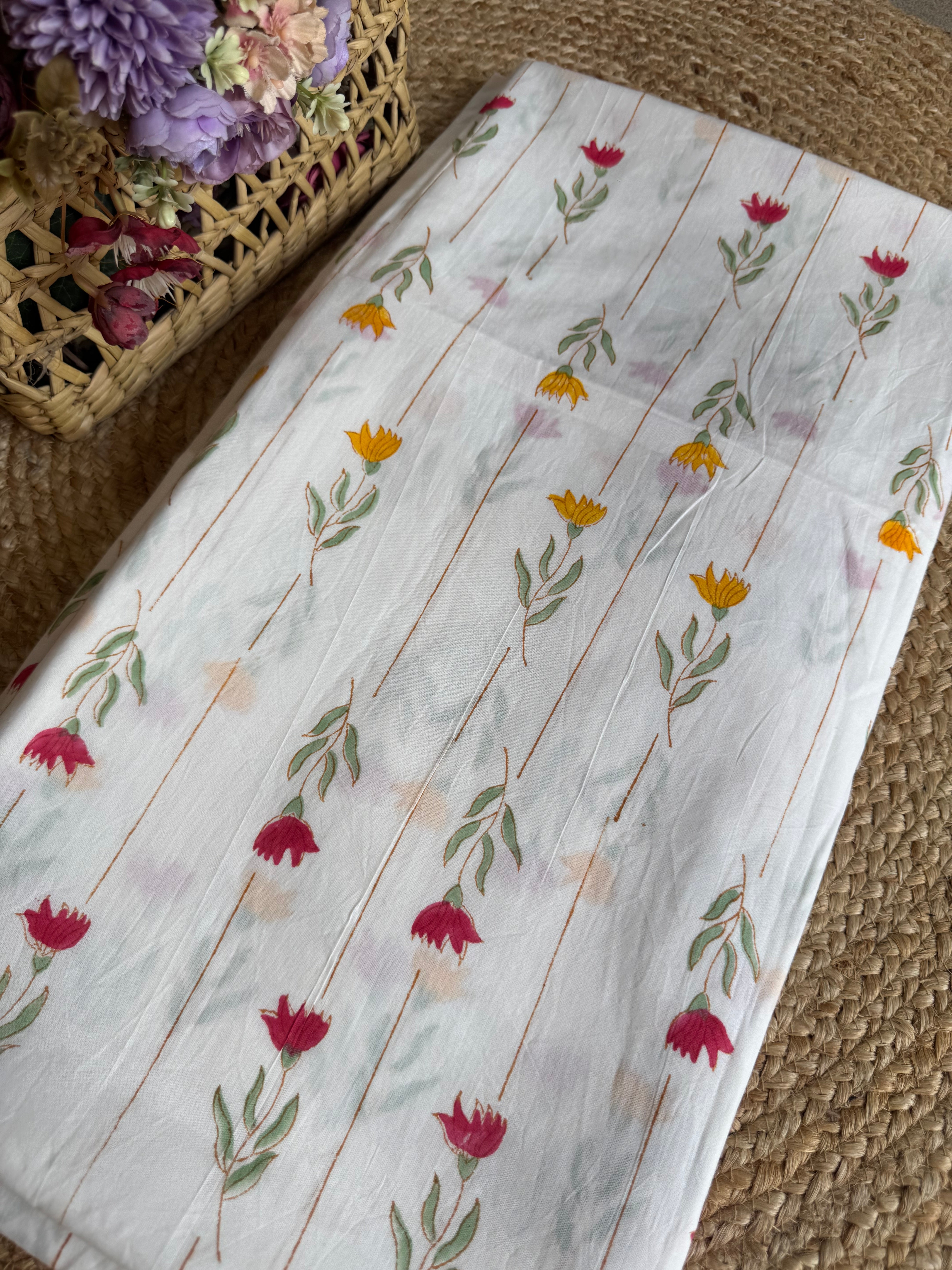HAND BLOCK PRINTED COTTON FABRIC
