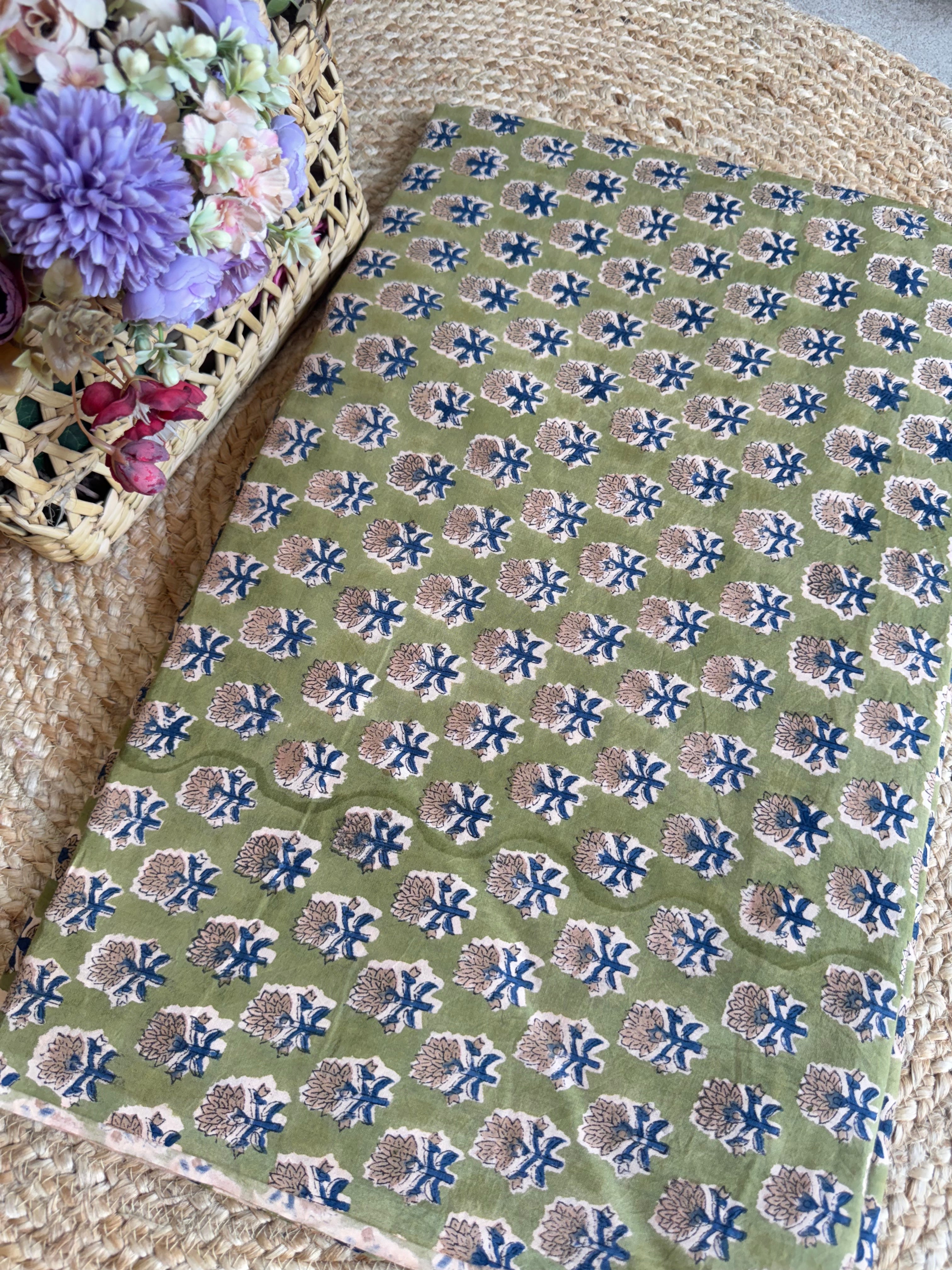 HAND BLOCK PRINTED COTTON FABRIC