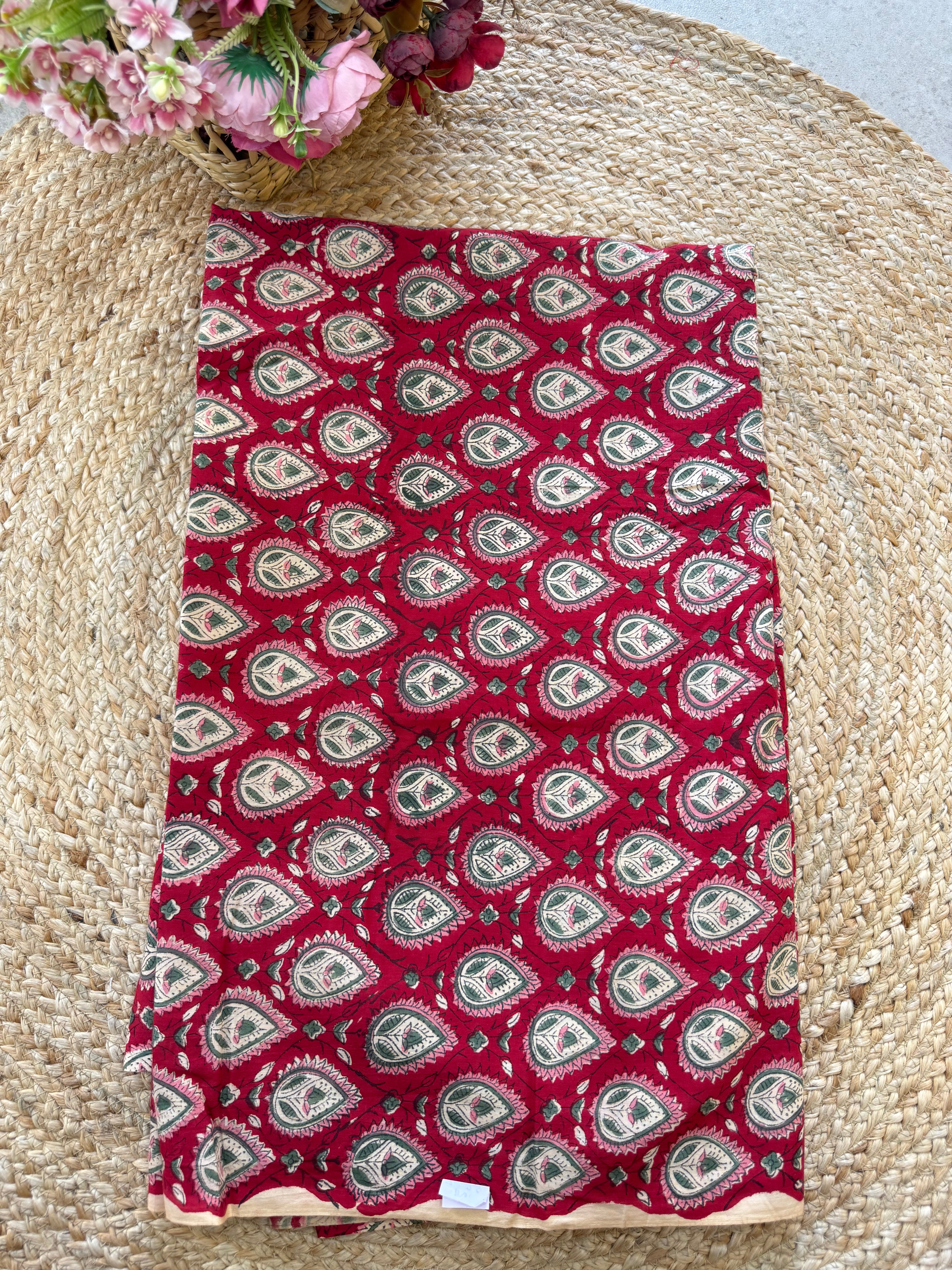 HAND BLOCK PRINTED COTTON FABRIC