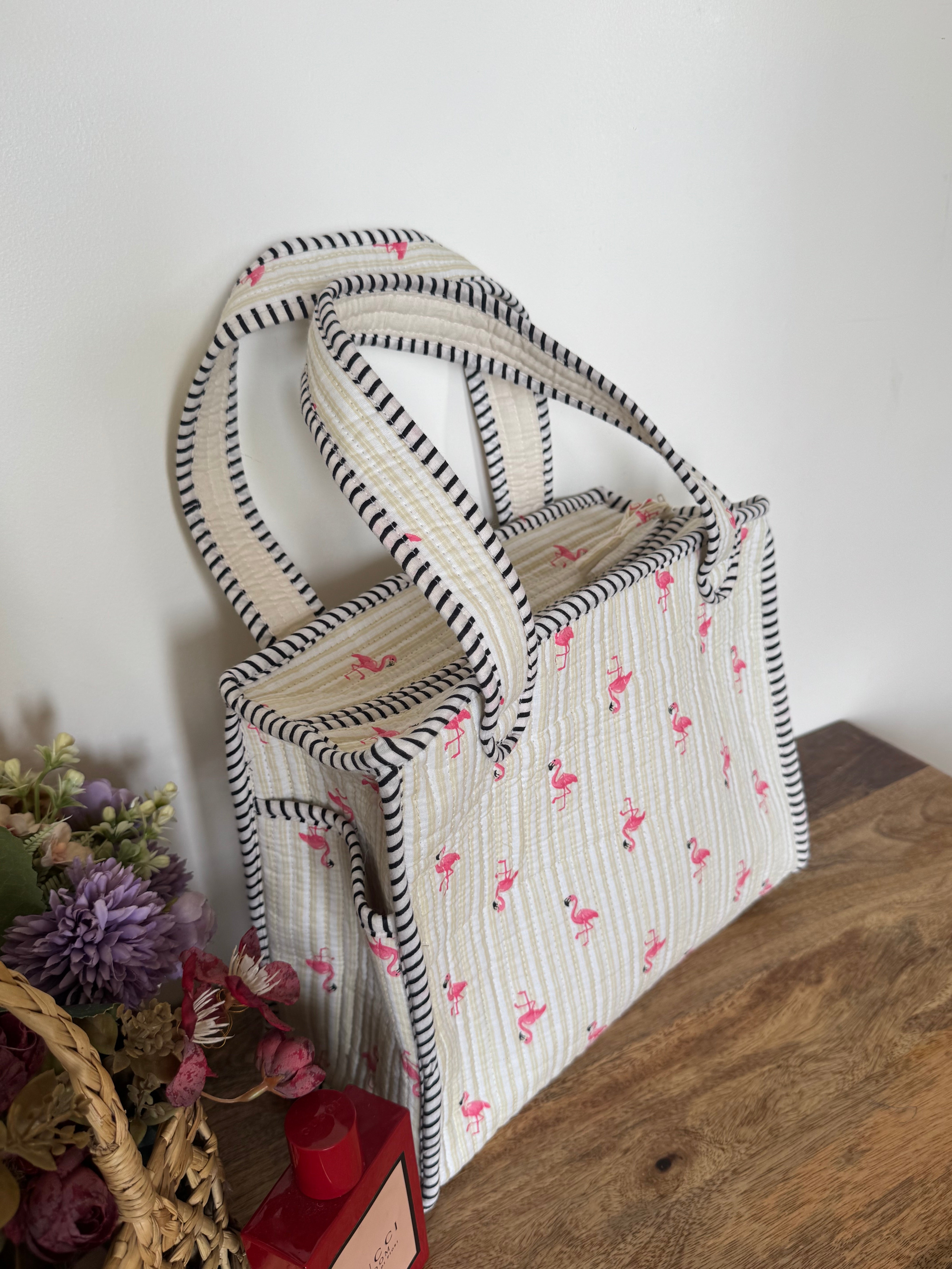 MINI TOTE BAG WITH ZIP